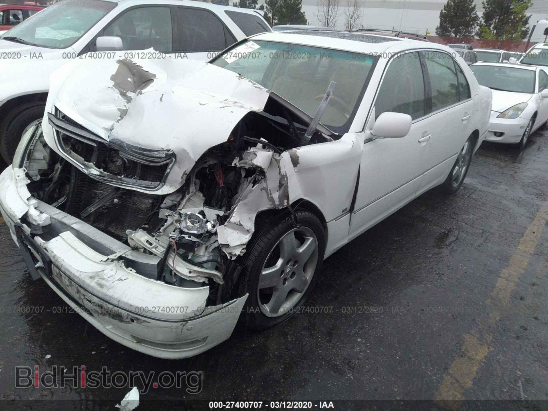 2004 LEXUS LS - VIN: JTHBN36F840162163 - Фото 2