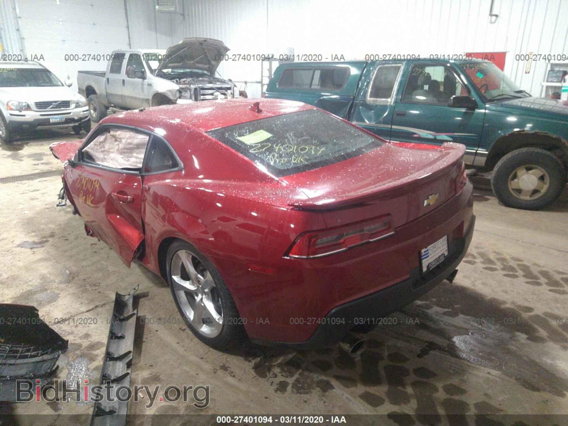 2014 CHEVROLET CAMARO - VIN: 2G1FB1E32E9313263 - Фото 3