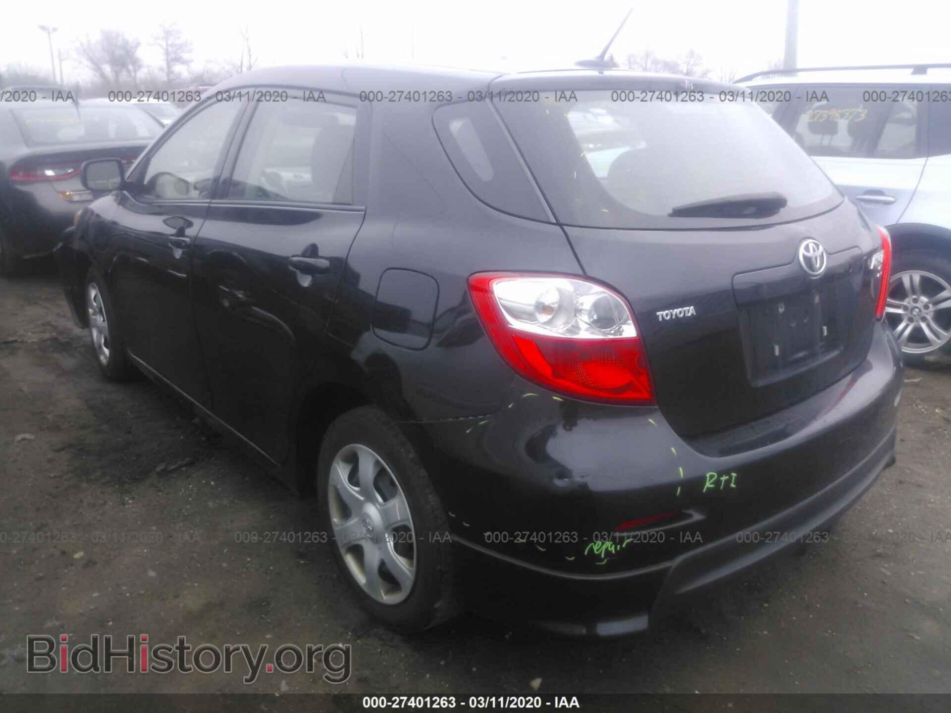 2009 TOYOTA COROLLA MATRIX - VIN: 2T1KE40E49C022017 - Фото 3