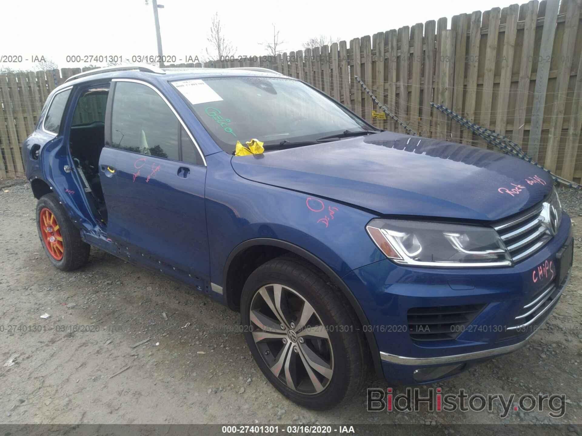 Photo WVGRF7BP4HD006814 - VOLKSWAGEN TOUAREG 2017