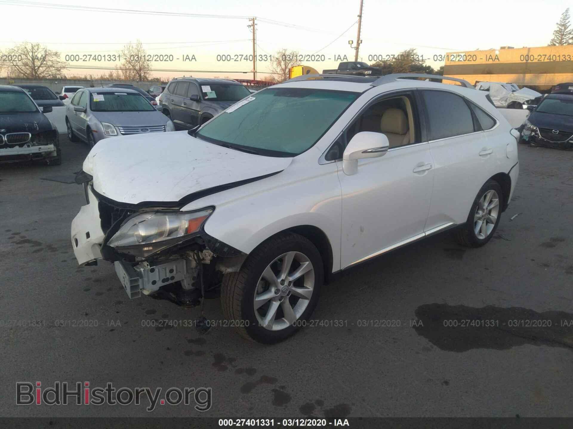 2010 LEXUS RX - VIN: JTJZK1BA5A2405013 - Photo 2