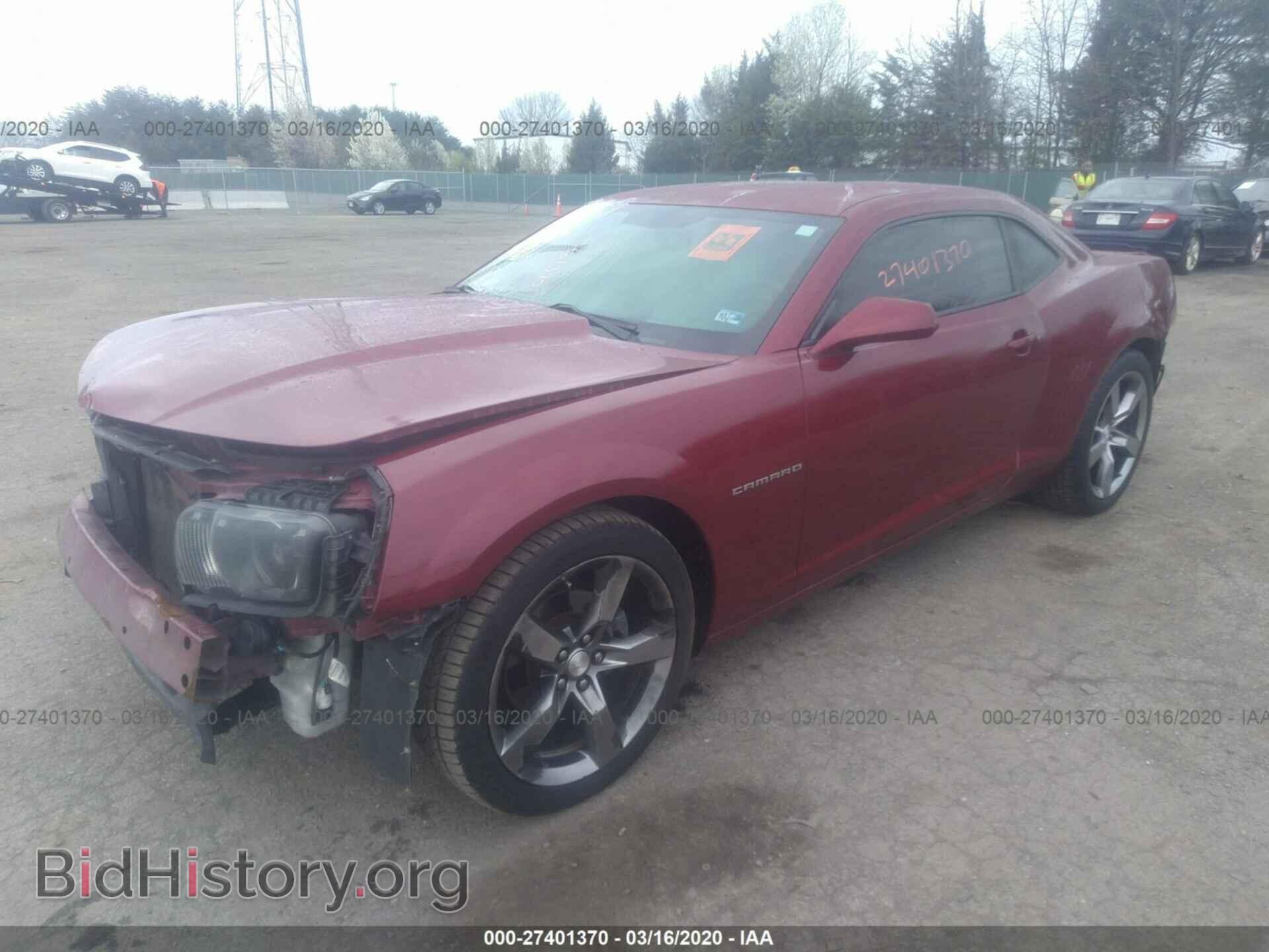 2011 CHEVROLET CAMARO - VIN: 2G1FC1ED1B9121298 - Фото 2