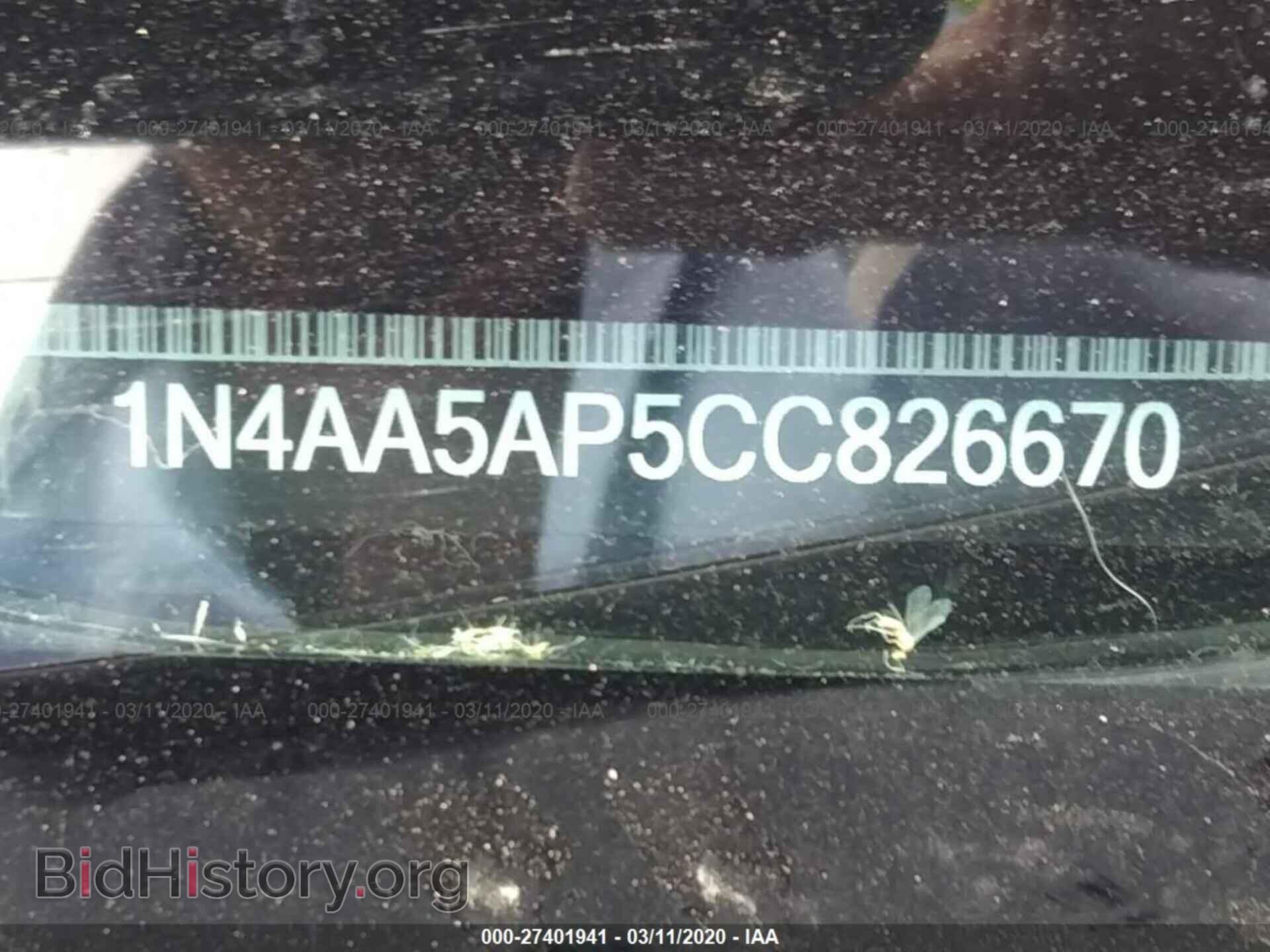2012 NISSAN MAXIMA - VIN: 1N4AA5AP5CC826670 - Фото 9