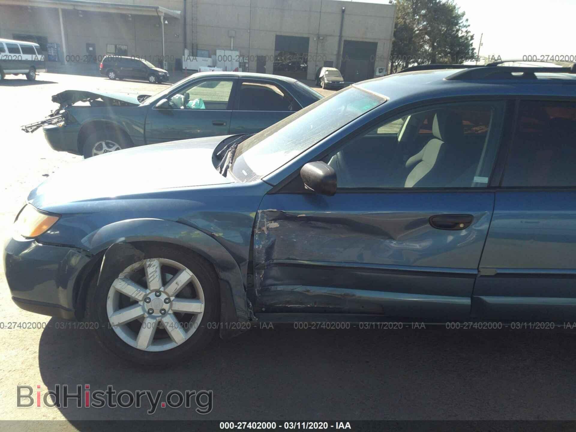 2008 SUBARU OUTBACK - VIN: 4S4BP61C087361002 - Фото 6