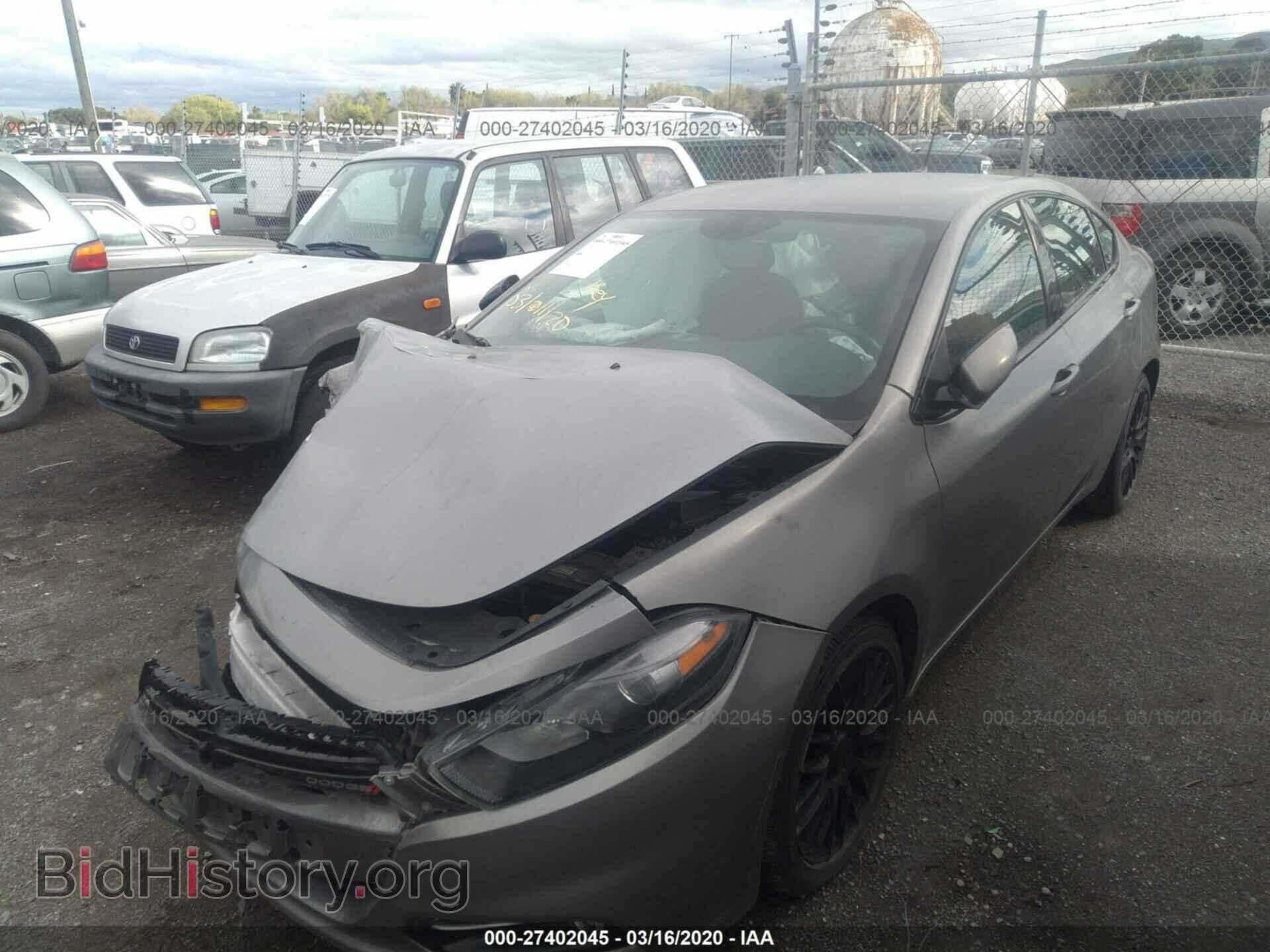 2013 DODGE DART - VIN: 1C3CDFBA8DD306859 - Фото 2