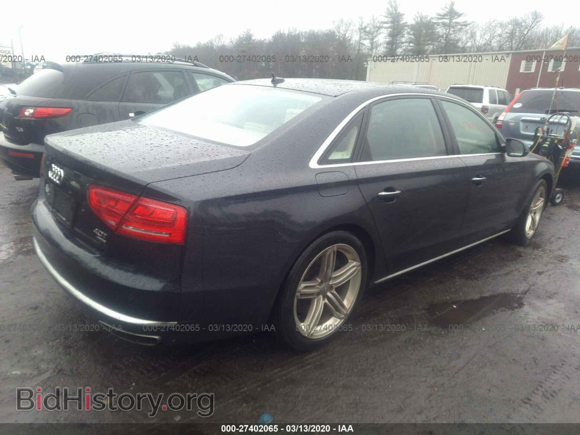 2014 AUDI A8 - VIN: WAUR2AFD6EN013585 - Фото 4