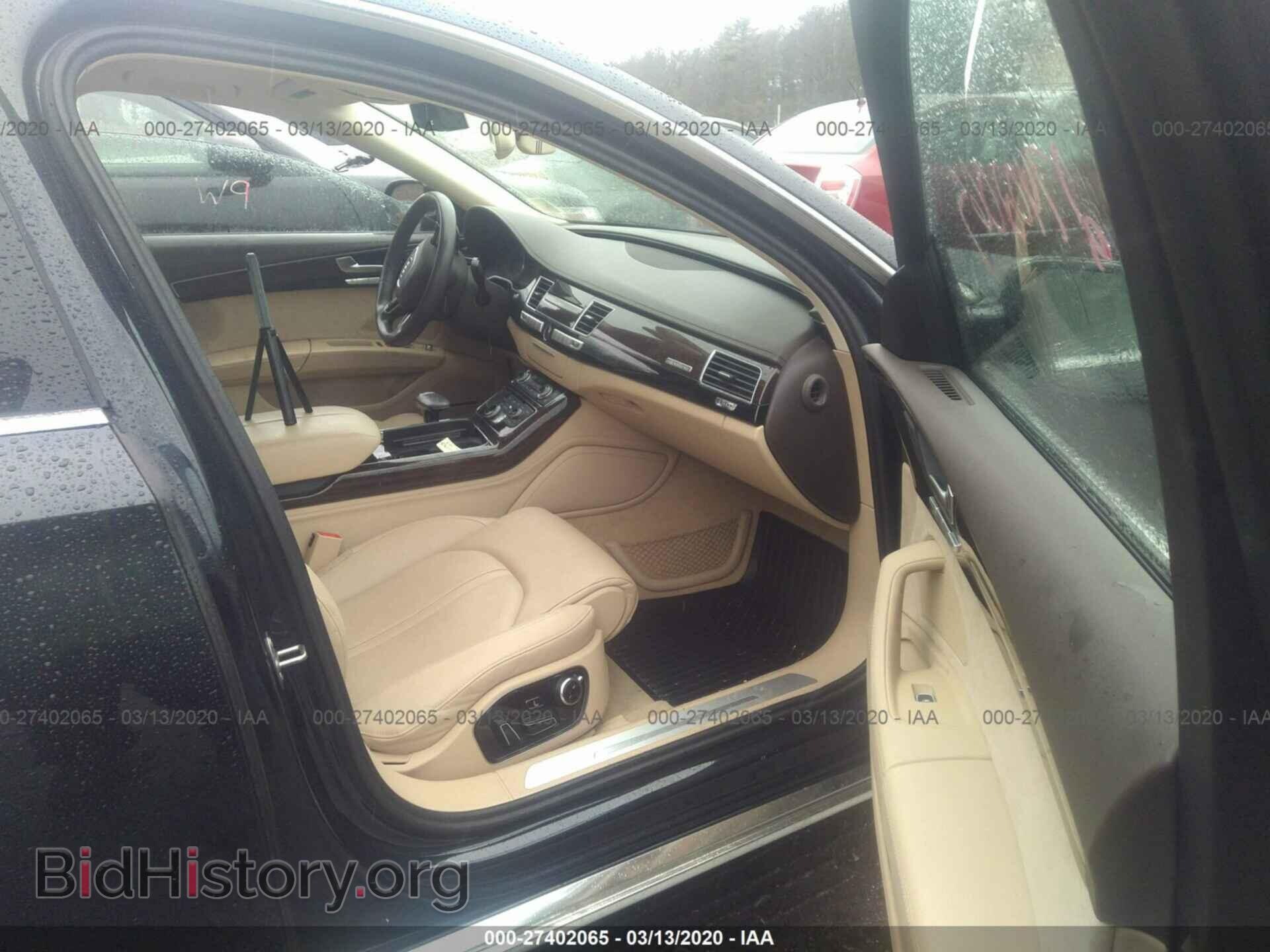 2014 AUDI A8 - VIN: WAUR2AFD6EN013585 - Фото 5