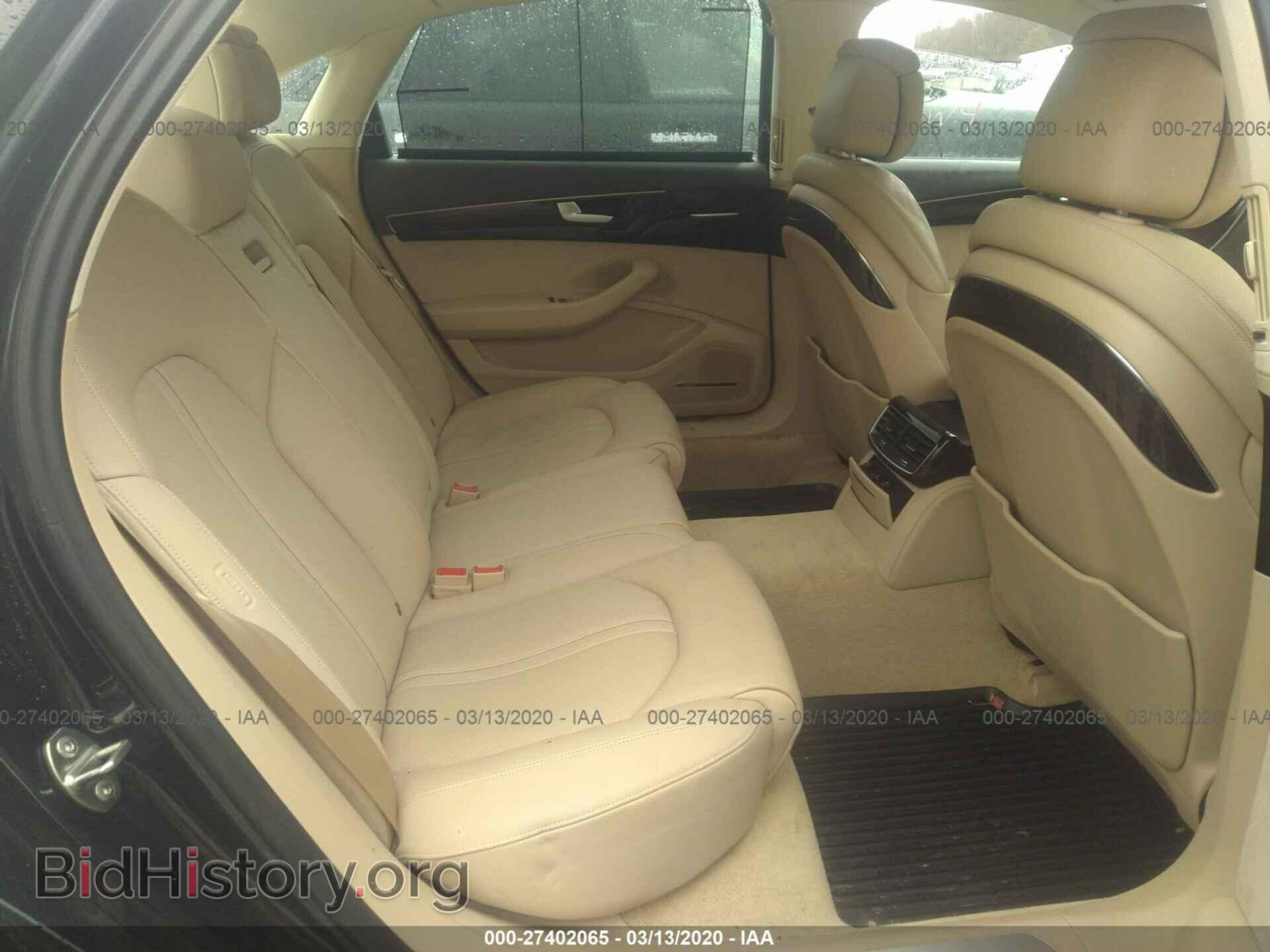 2014 AUDI A8 - VIN: WAUR2AFD6EN013585 - Фото 8