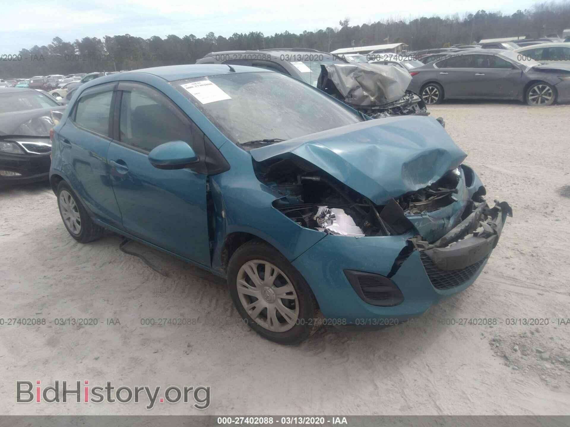 Photo JM1DE1KY1C0142759 - MAZDA MAZDA2 2012