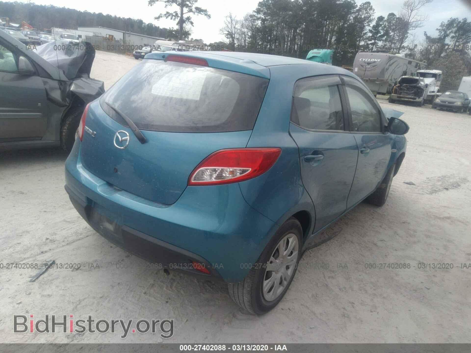 2012 MAZDA MAZDA2 - VIN: JM1DE1KY1C0142759 - Photo 4