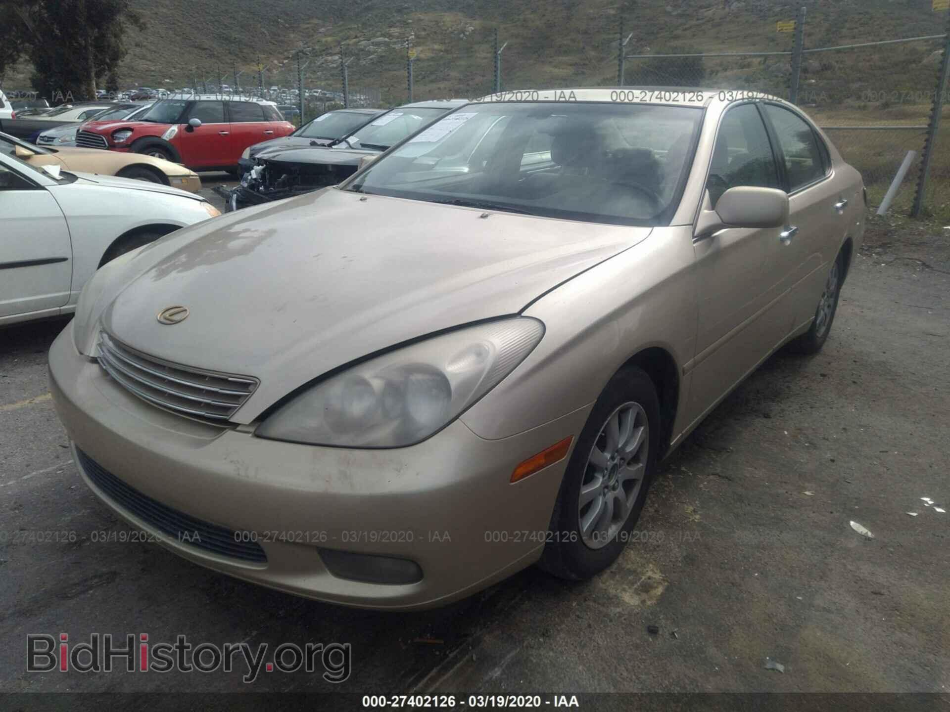 2003 LEXUS ES - VIN: JTHBF30G930105239 - Фото 2