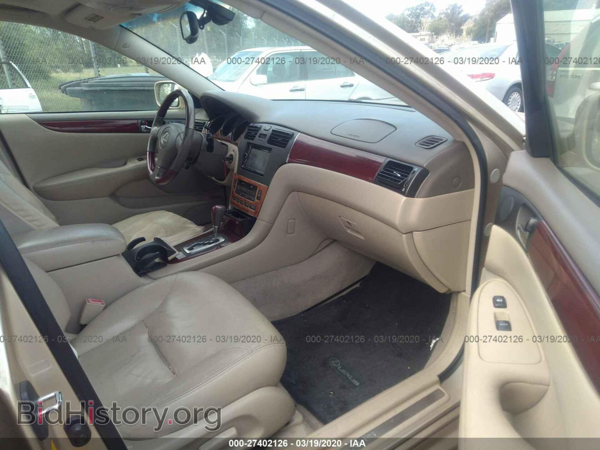 2003 LEXUS ES - VIN: JTHBF30G930105239 - Фото 5