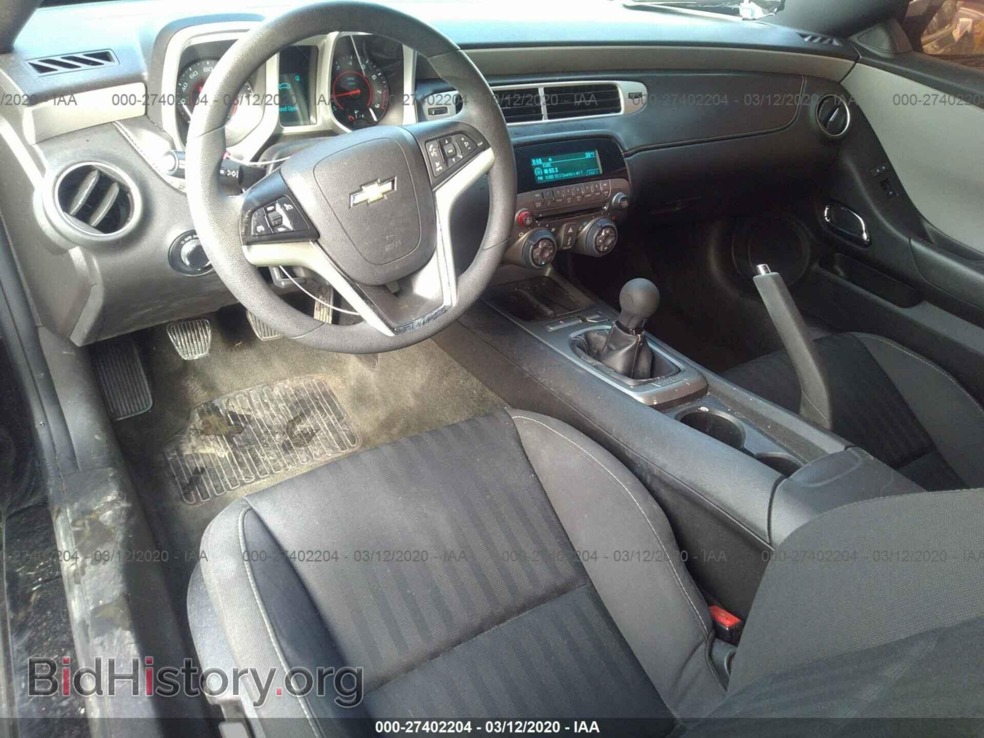 2012 CHEVROLET CAMARO - VIN: 2G1FE1E34C9186813 - Photo 5
