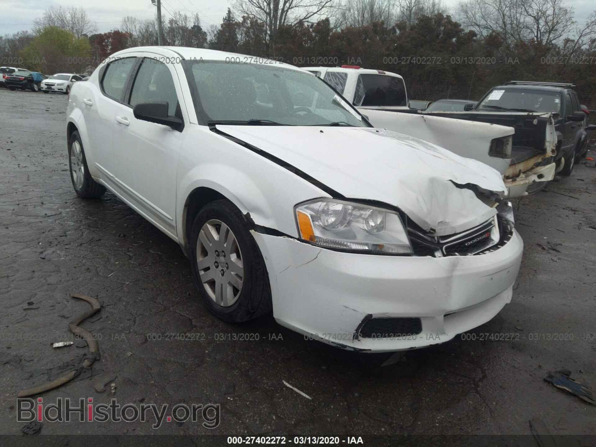 Фотография 1C3CDZAB5CN209140 - DODGE AVENGER 2012