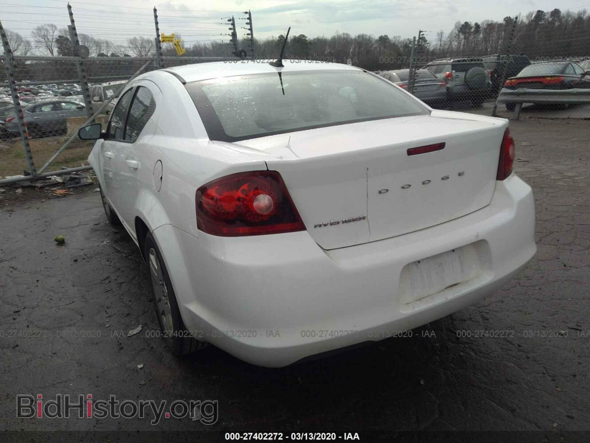 2012 DODGE AVENGER - VIN: 1C3CDZAB5CN209140 - Фото 3