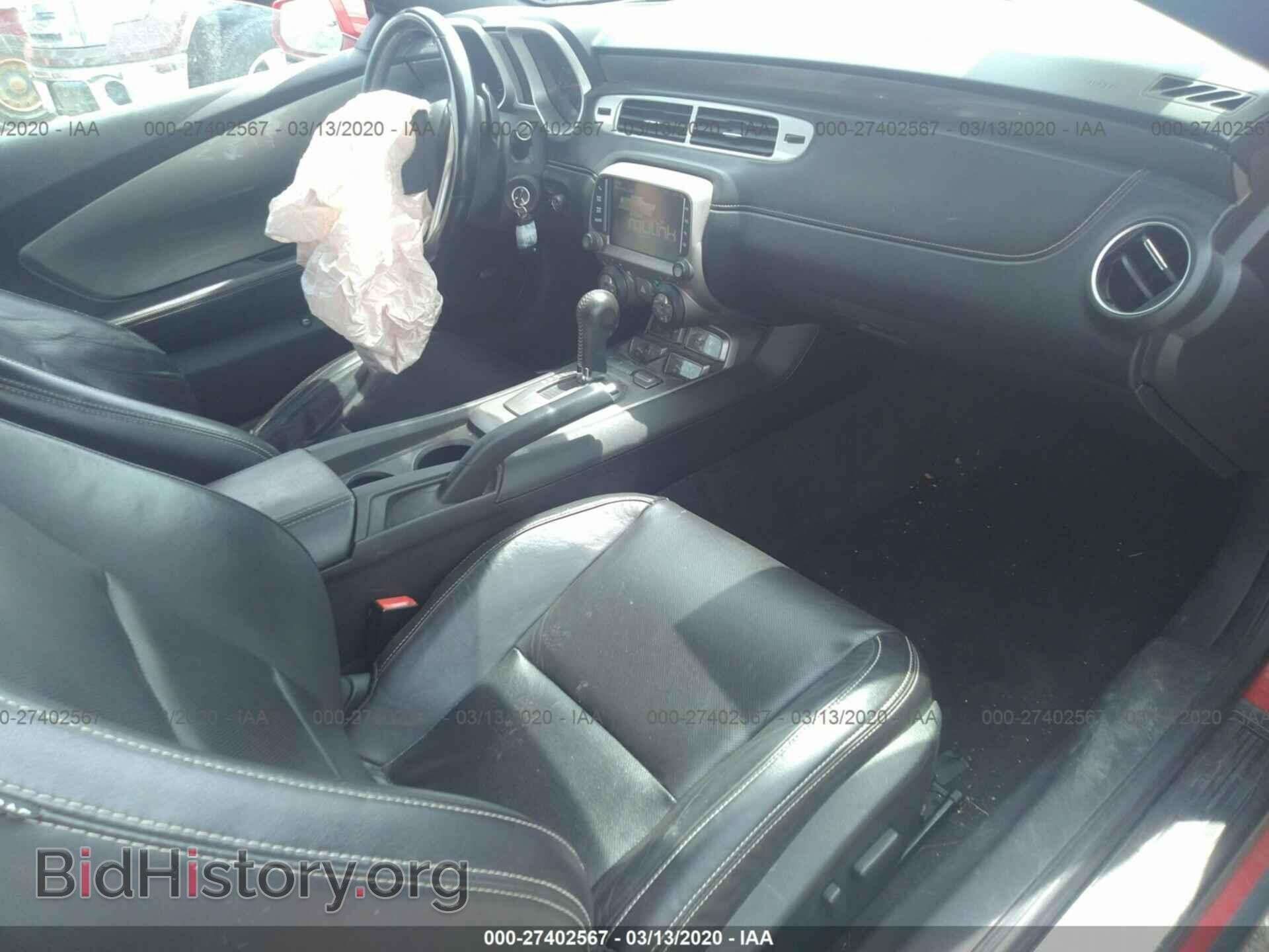 2014 CHEVROLET CAMARO - VIN: 2G1FC3D31E9322742 - Фото 5