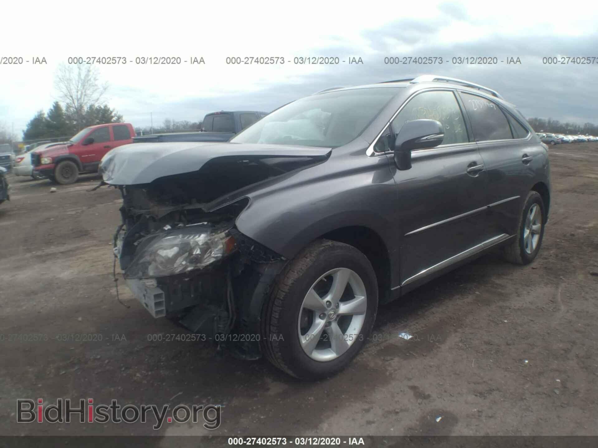 2012 LEXUS RX - VIN: 2T2BK1BA9CC126734 - Photo 2