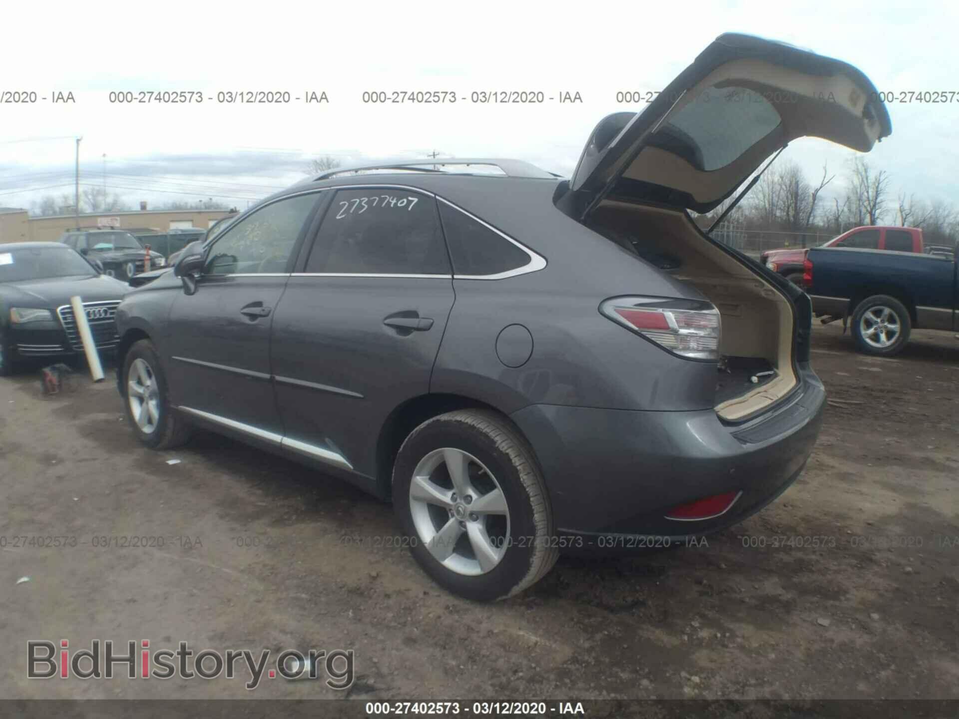 2012 LEXUS RX - VIN: 2T2BK1BA9CC126734 - Photo 3