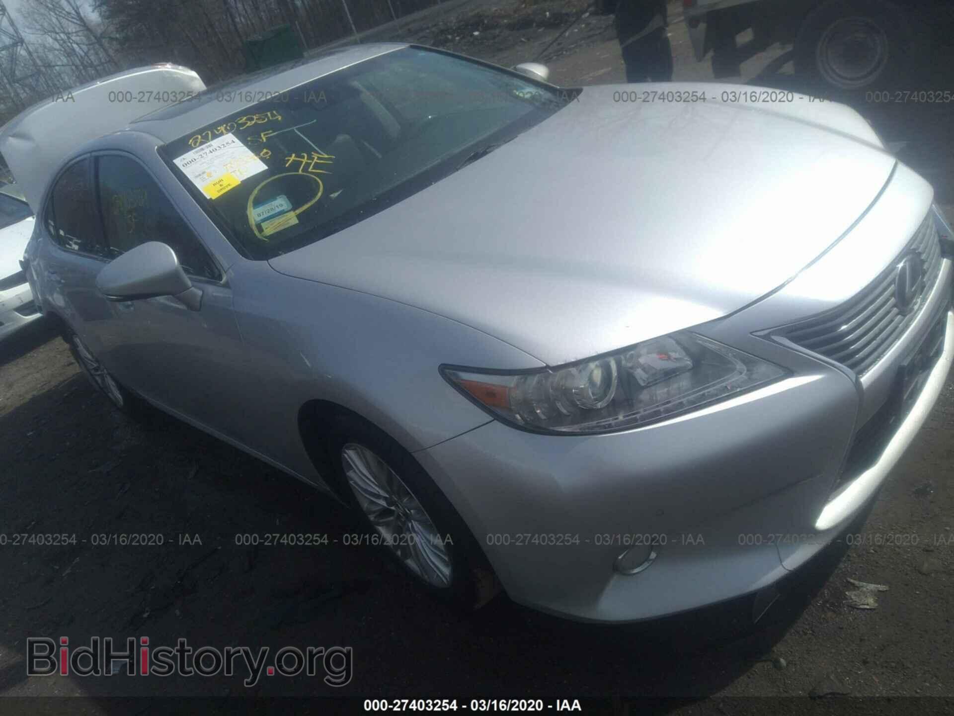 Фотография JTHBK1GG0D2048103 - LEXUS ES 350 2013