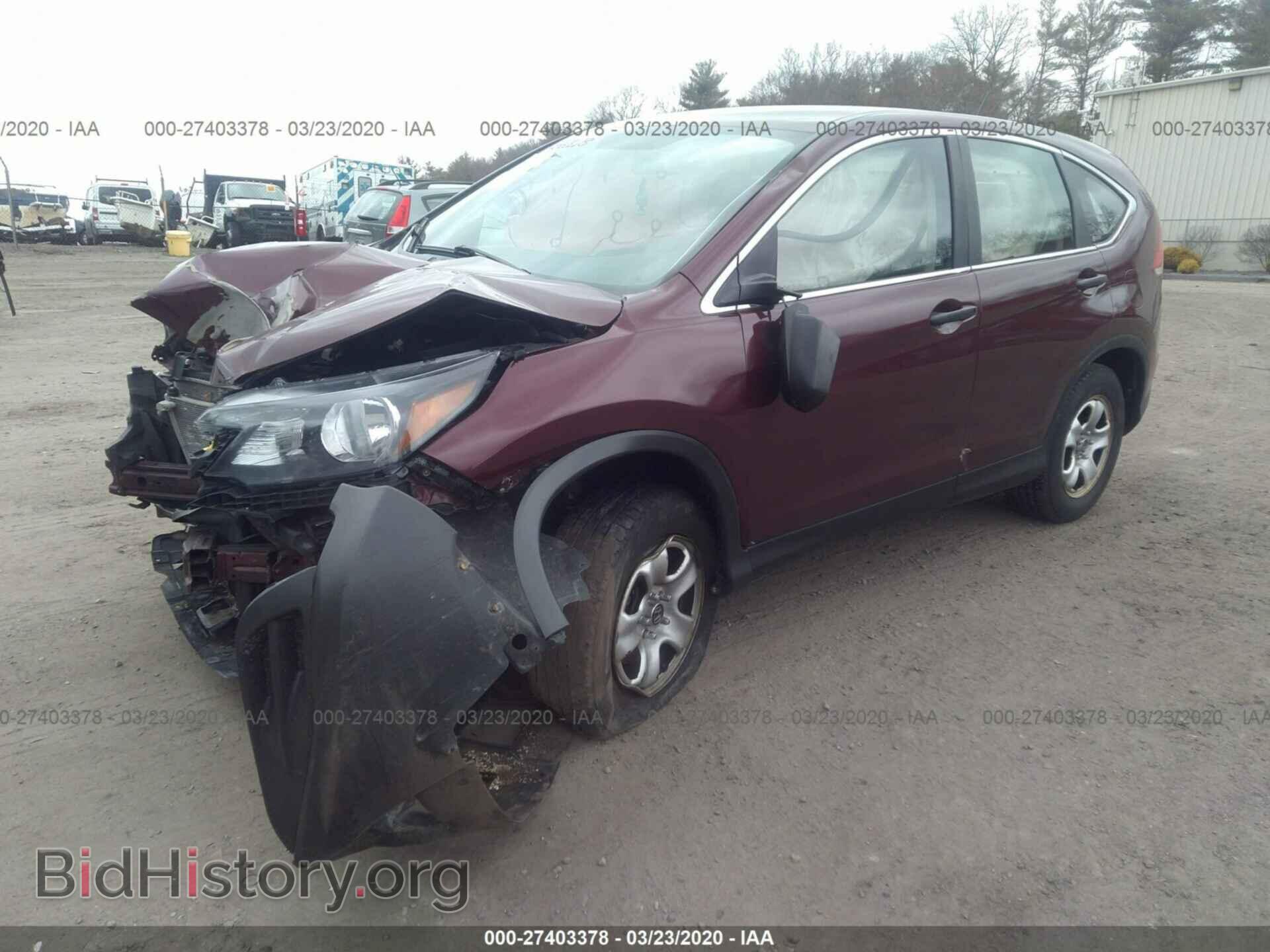 2012 HONDA CR-V - VIN: 5J6RM4H36CL056281 - Фото 2