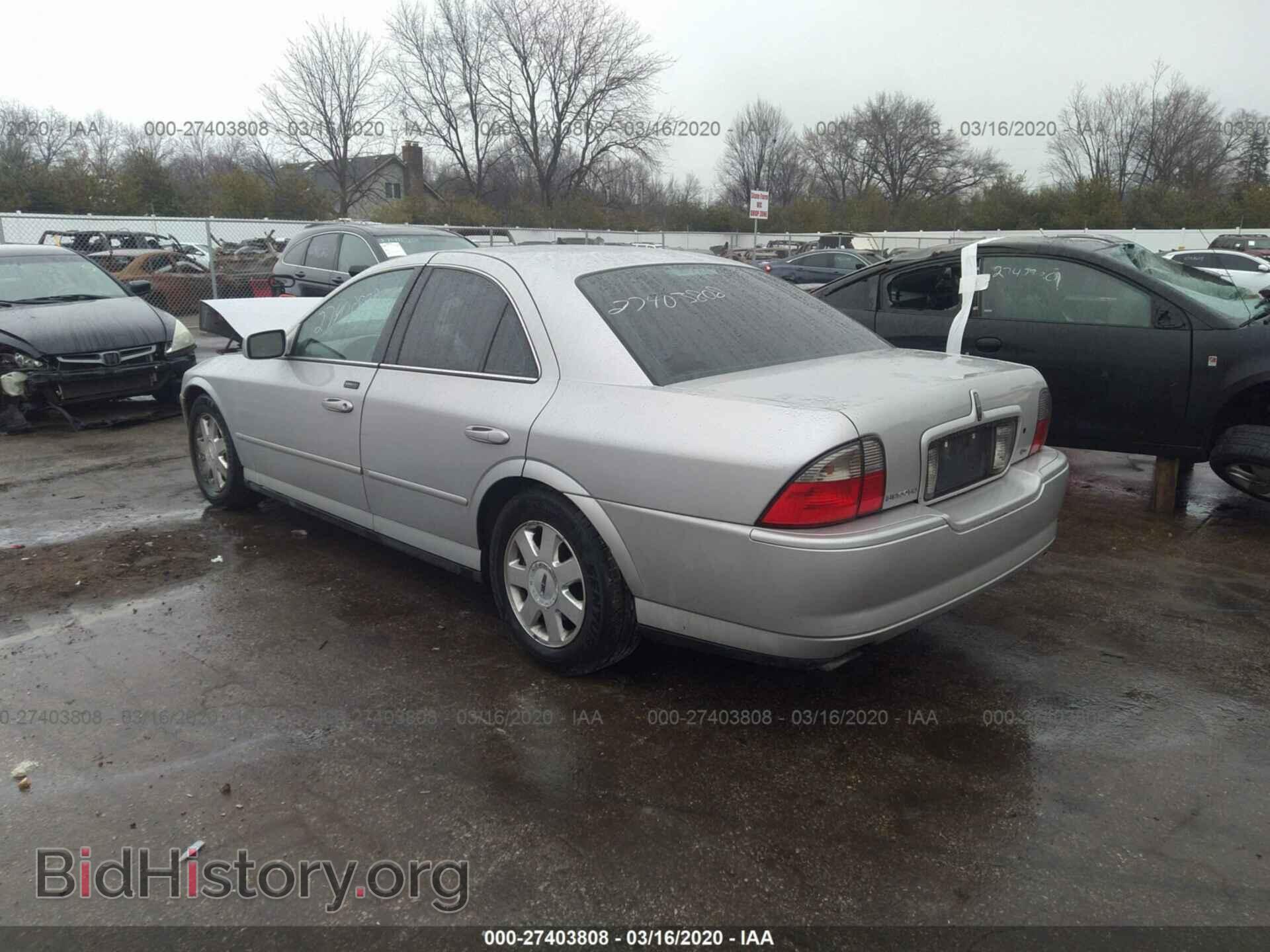 2004 LINCOLN LS - VIN: 1LNHM86S54Y672010 - Фото 3