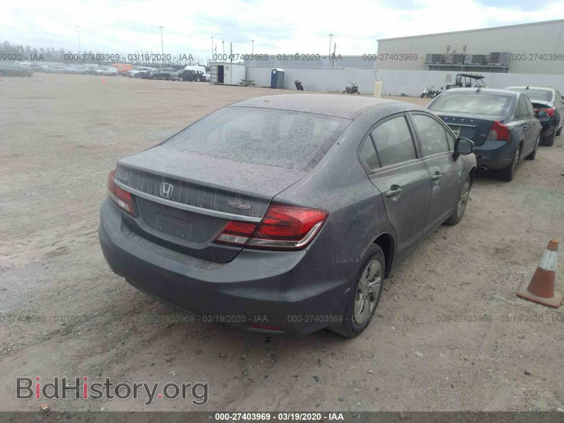 2013 HONDA CIVIC - VIN: 19XFB2F59DE086246 - Фото 4