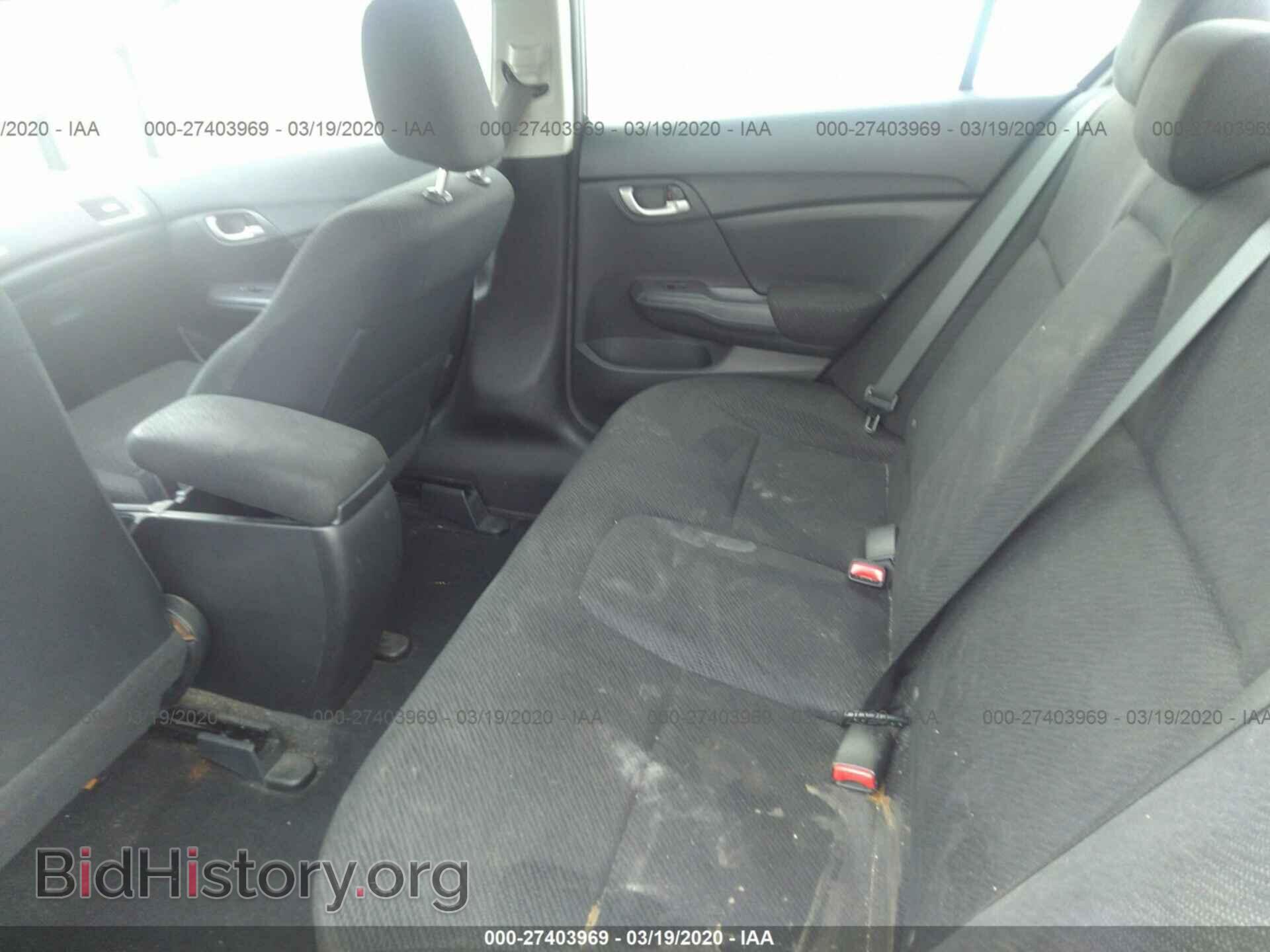 2013 HONDA CIVIC - VIN: 19XFB2F59DE086246 - Фото 8