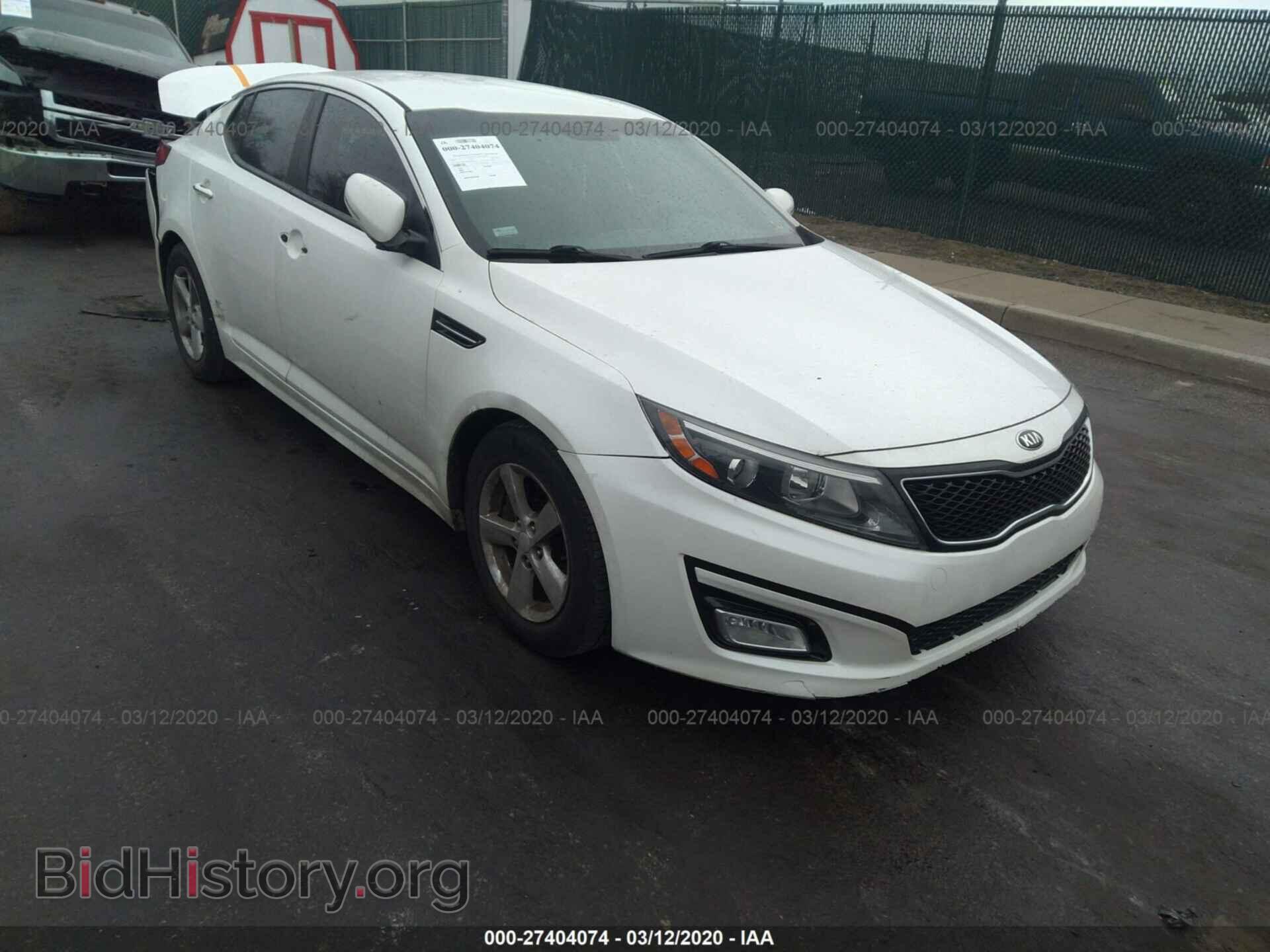 Фотография KNAGM4A78F5579396 - KIA OPTIMA 2015