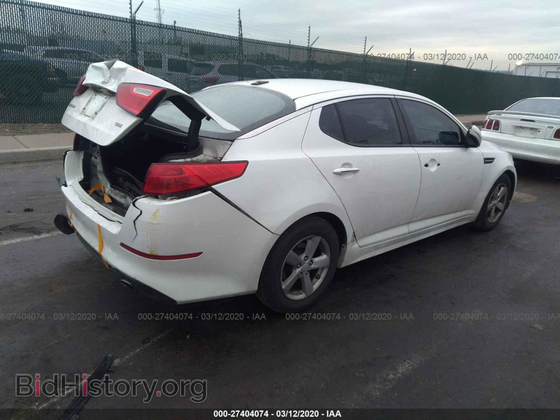 2015 KIA OPTIMA - VIN: KNAGM4A78F5579396 - Photo 4
