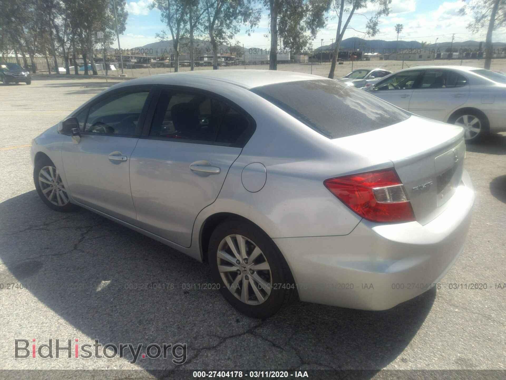 2012 HONDA CIVIC - VIN: 19XFB2F87CE335393 - Фото 3
