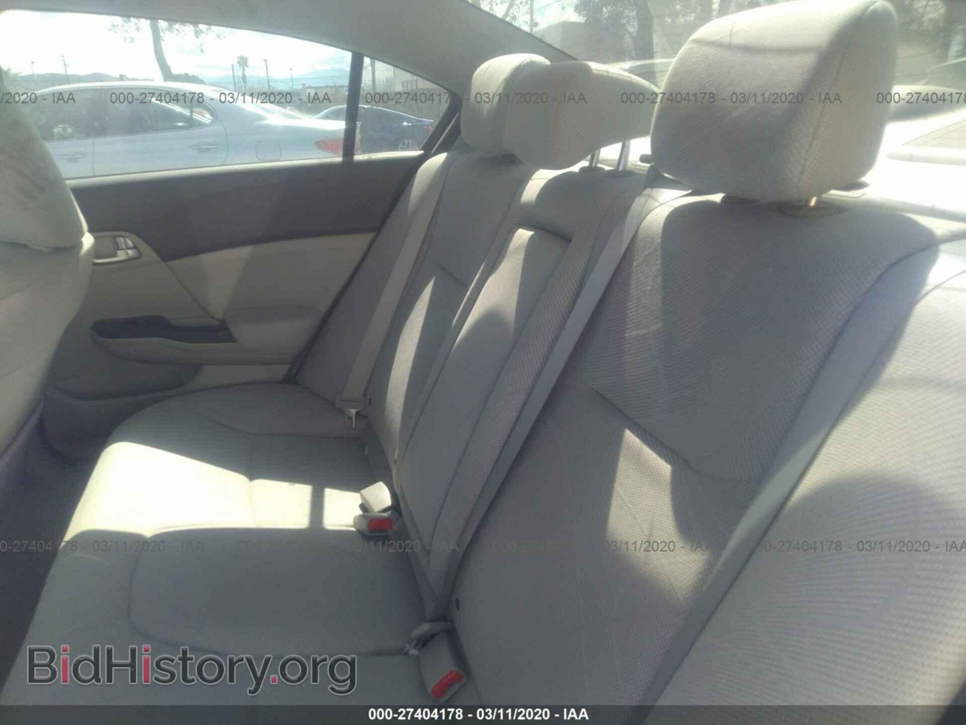 2012 HONDA CIVIC - VIN: 19XFB2F87CE335393 - Фото 8