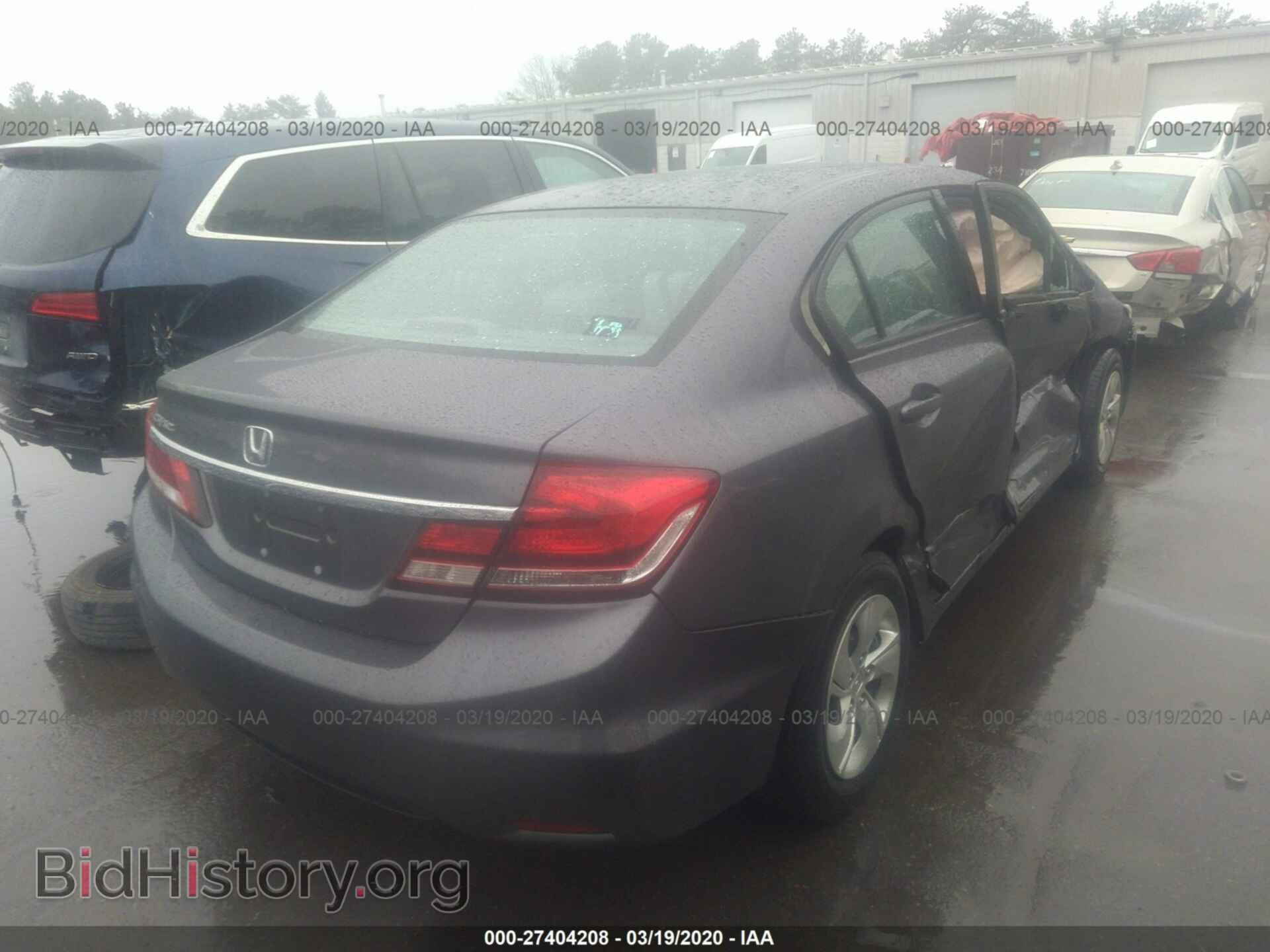 2014 HONDA CIVIC - VIN: 2HGFB2F50EH548135 - Фото 4