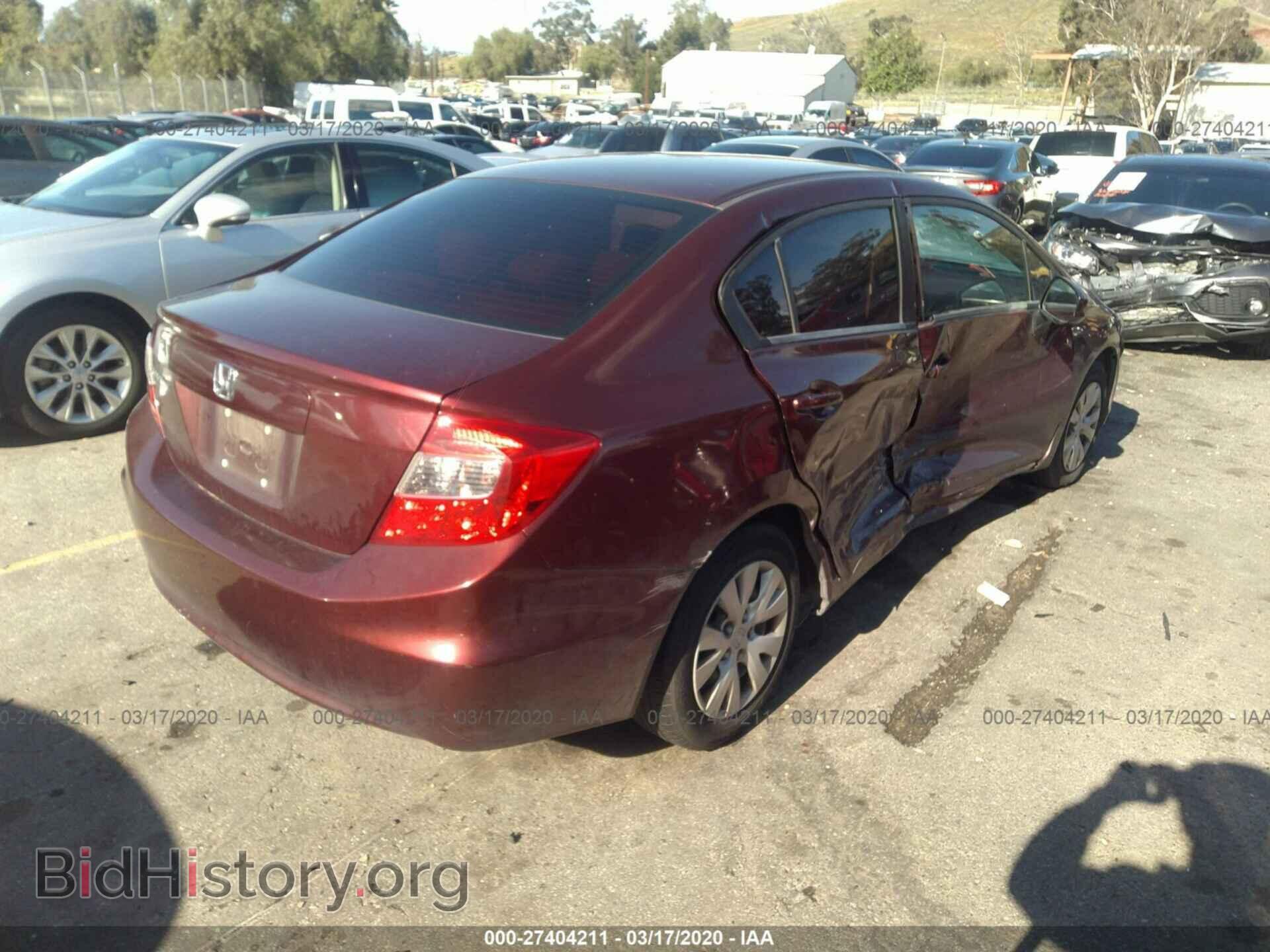 2012 HONDA CIVIC - VIN: 19XFB2F59CE360690 - Photo 4