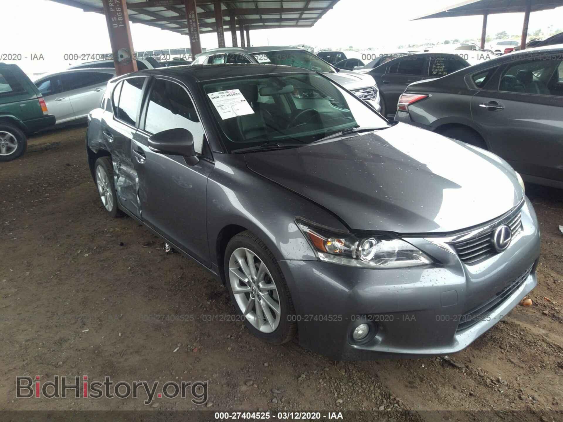 Фотография JTHKD5BH8D2170225 - LEXUS CT 2013