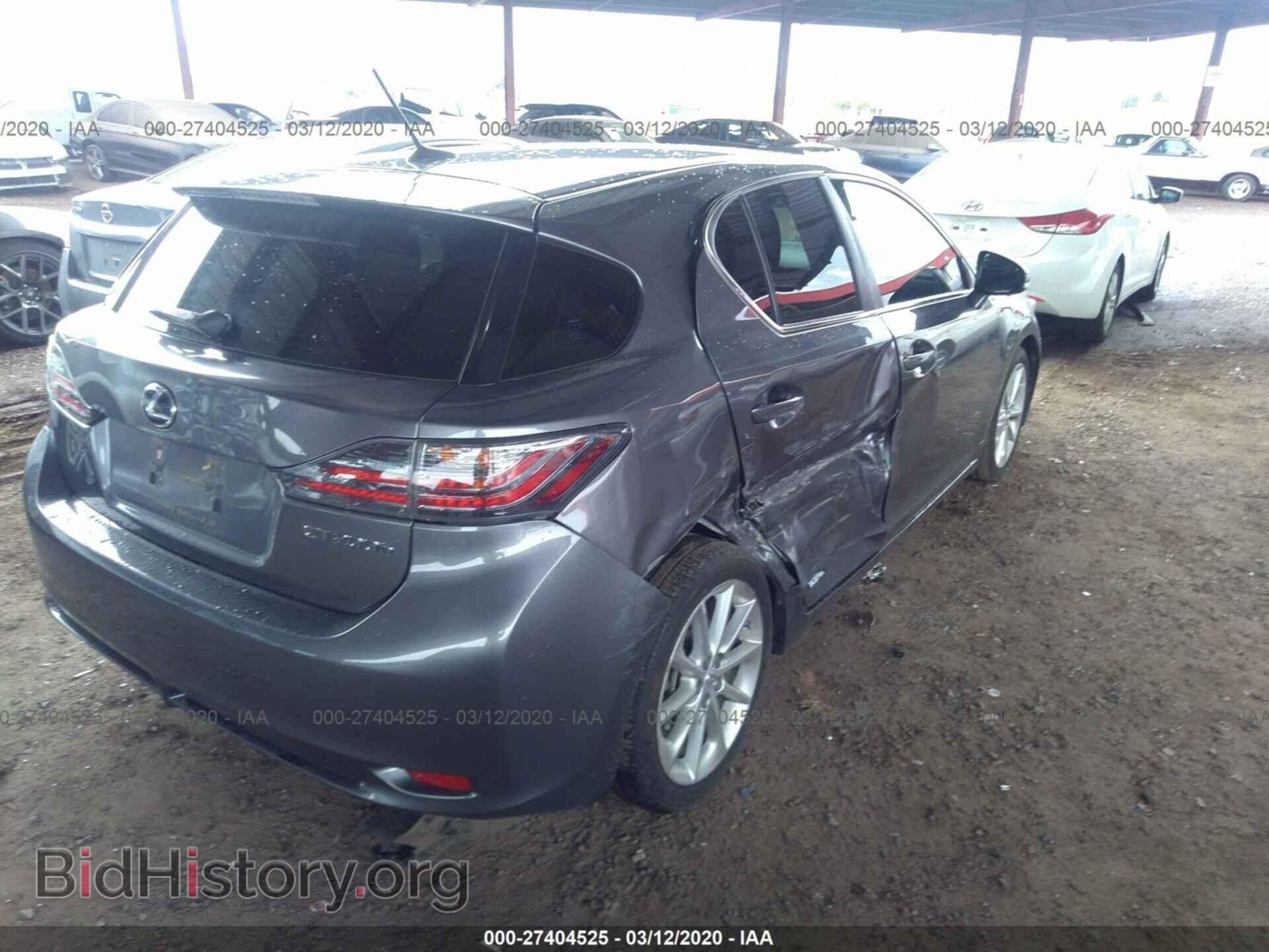 2013 LEXUS CT - VIN: JTHKD5BH8D2170225 - Фото 4
