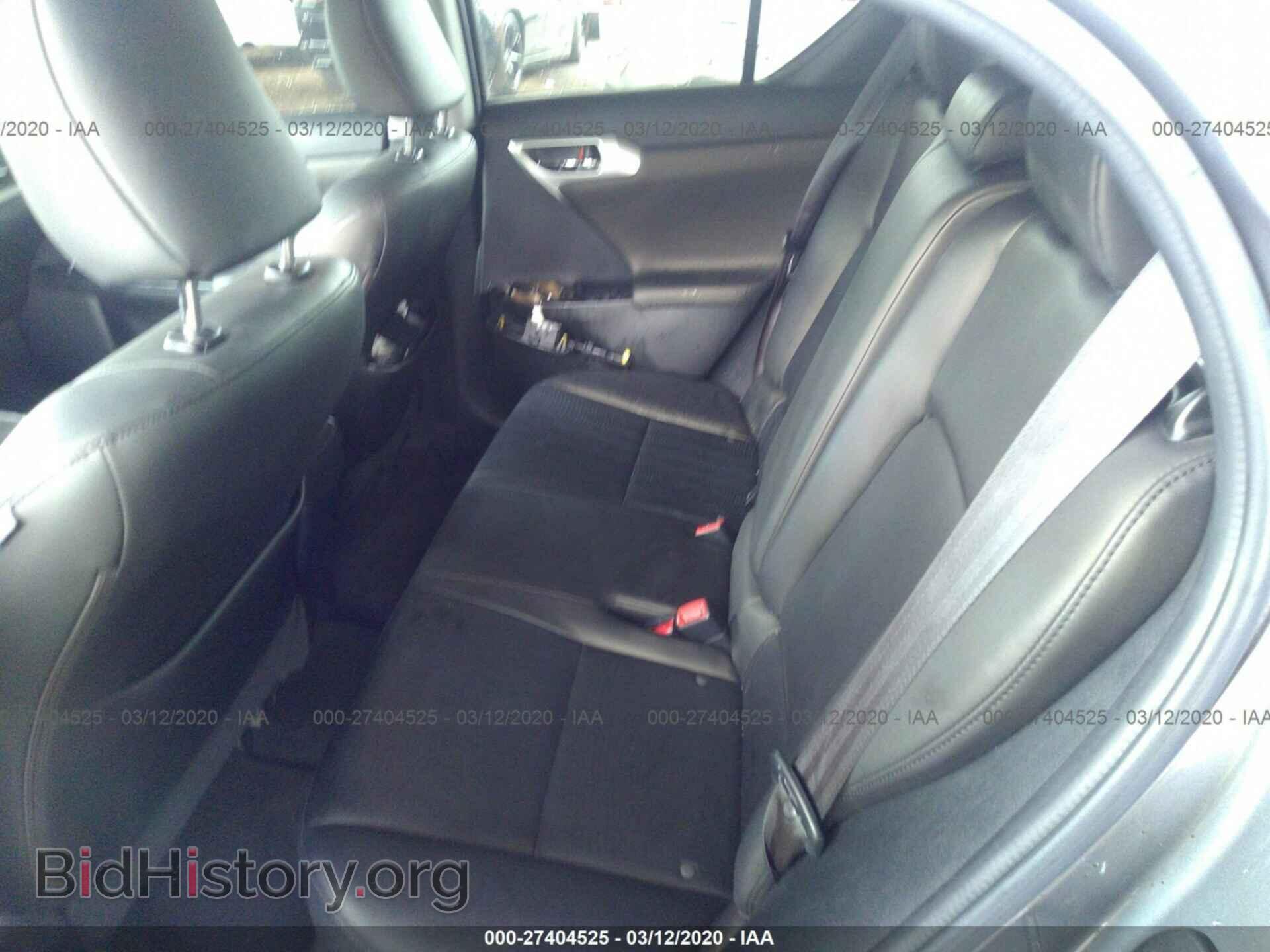 2013 LEXUS CT - VIN: JTHKD5BH8D2170225 - Фото 8