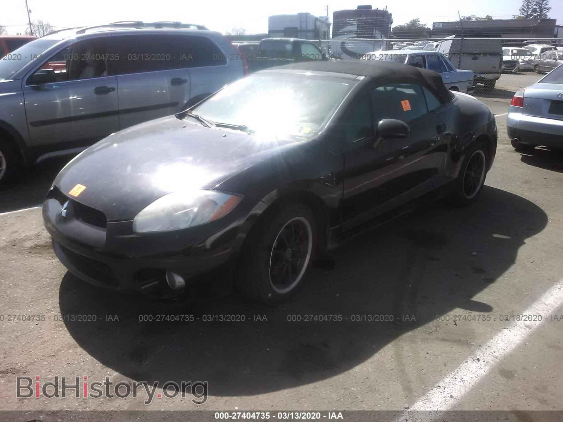 2007 MITSUBISHI ECLIPSE - VIN: 4A3AL25F47E029998 - Фото 2