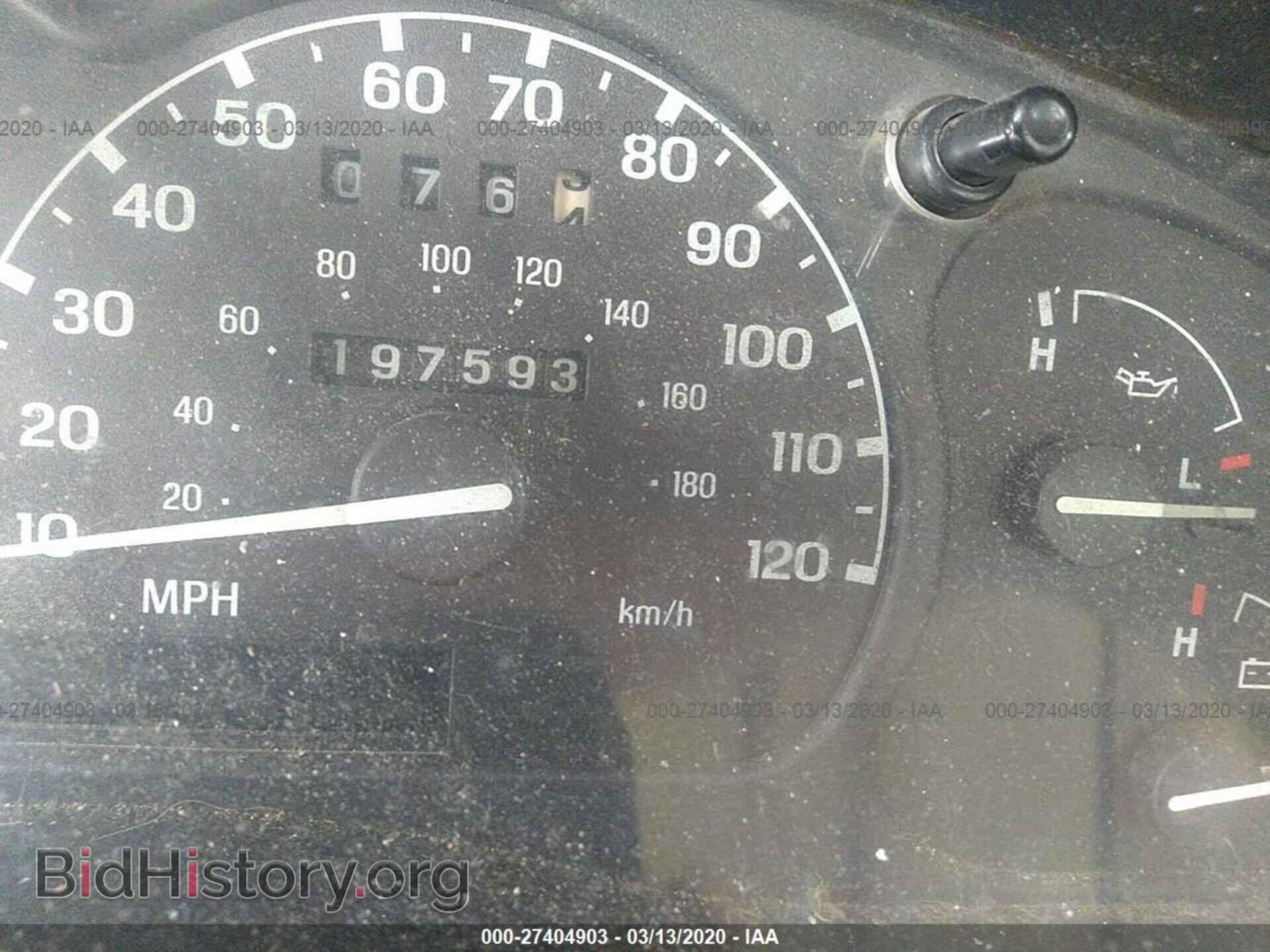 1998 MAZDA B2500 - VIN: 4F4YR12C9WTM11451 - Фото 7