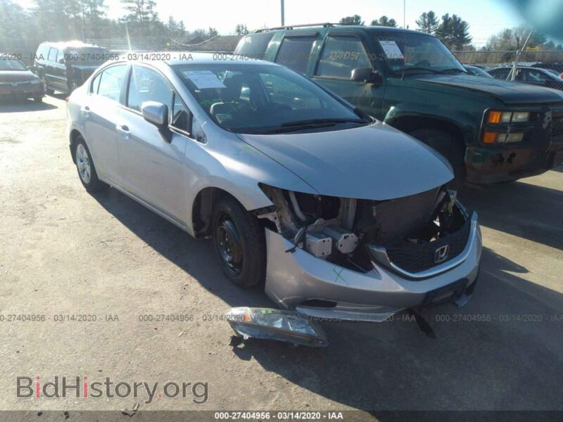 2014 Honda CIVIC LX (VIN 2HGFB2F55EH544792) — фото 1 из 11, IAAI, повреждение: передняя часть