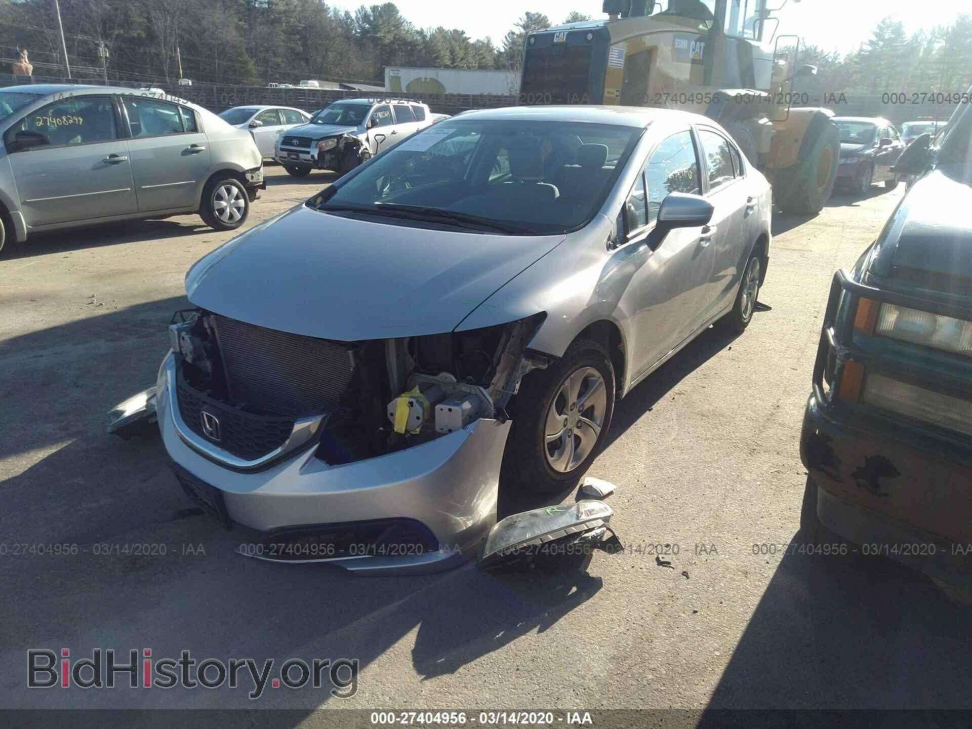 2014 HONDA CIVIC - VIN: 2HGFB2F55EH544792 - Фото 2