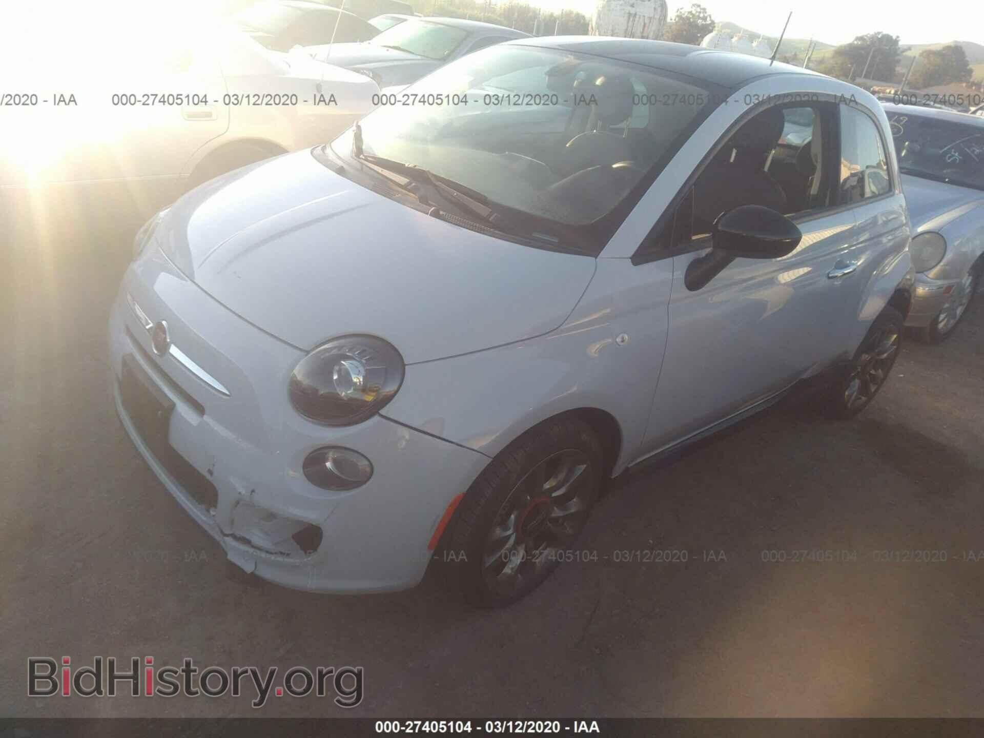 2017 FIAT 500 - VIN: 3C3CFFKR2HT694459 - Фото 2