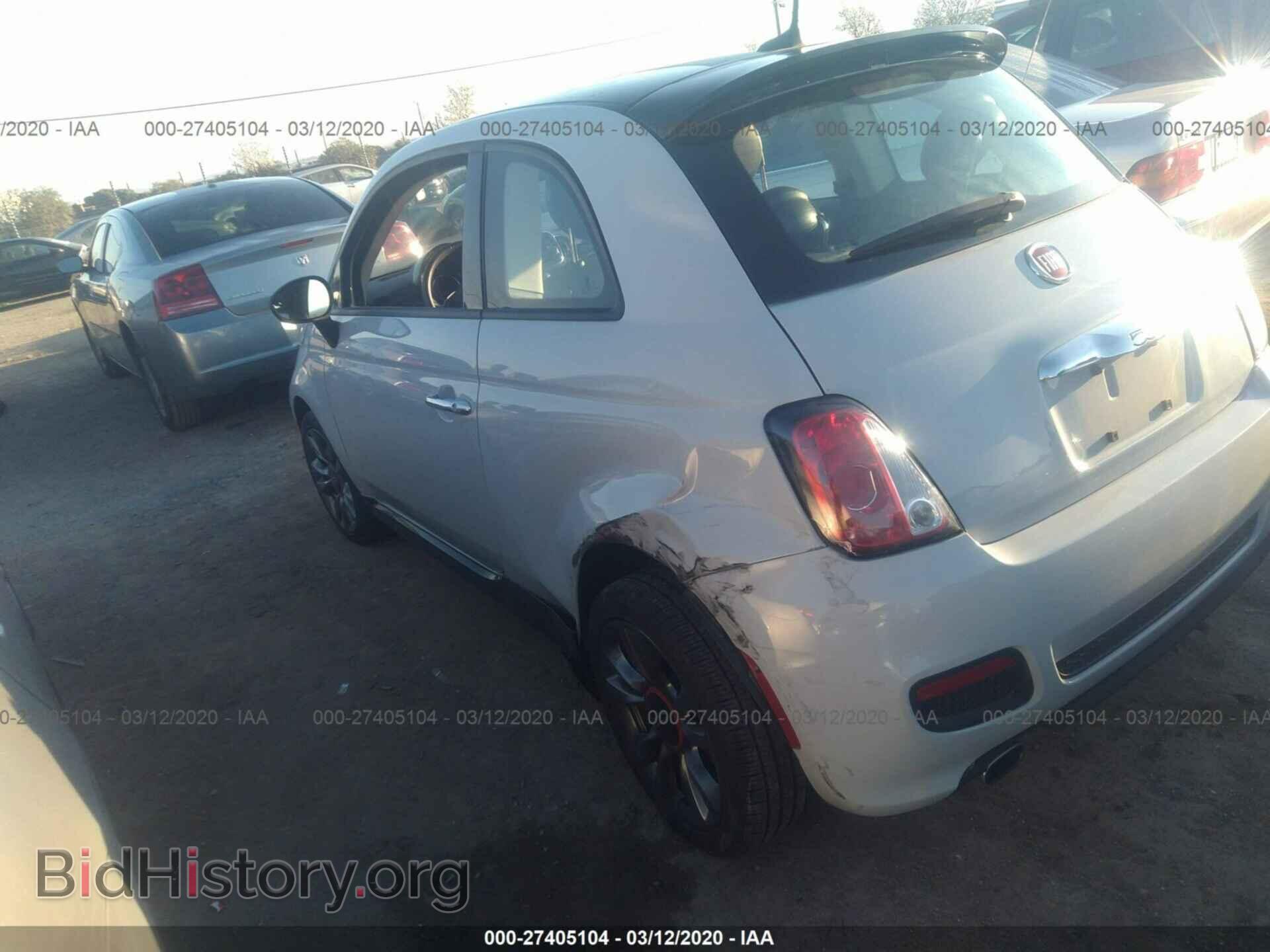 2017 FIAT 500 - VIN: 3C3CFFKR2HT694459 - Фото 3