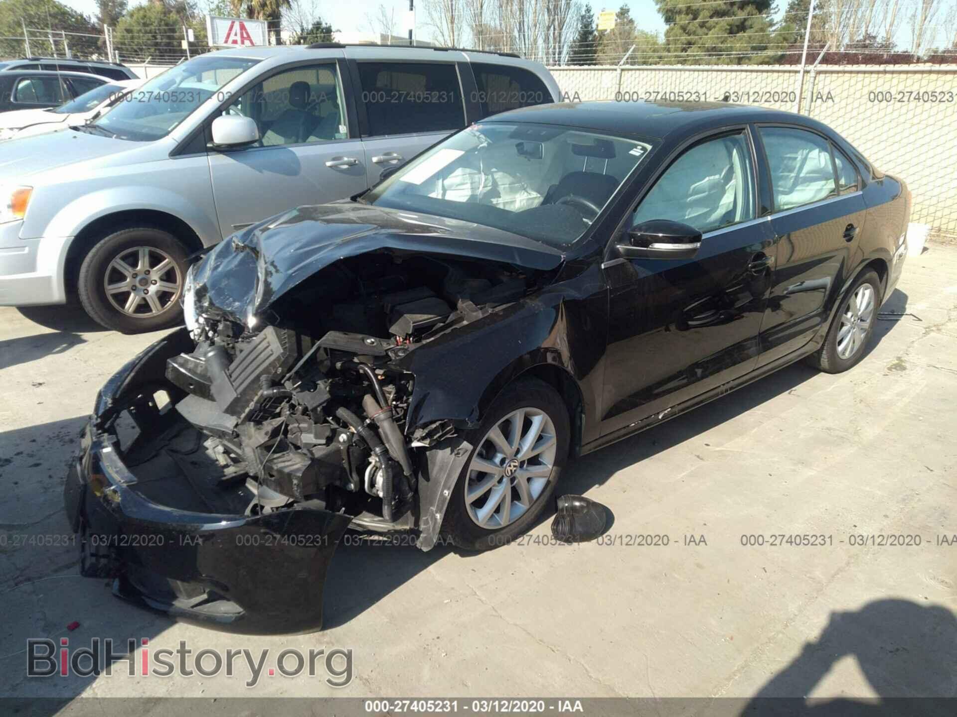 2014 VOLKSWAGEN JETTA - VIN: 3VWD17AJ6EM388254 - Фото 2