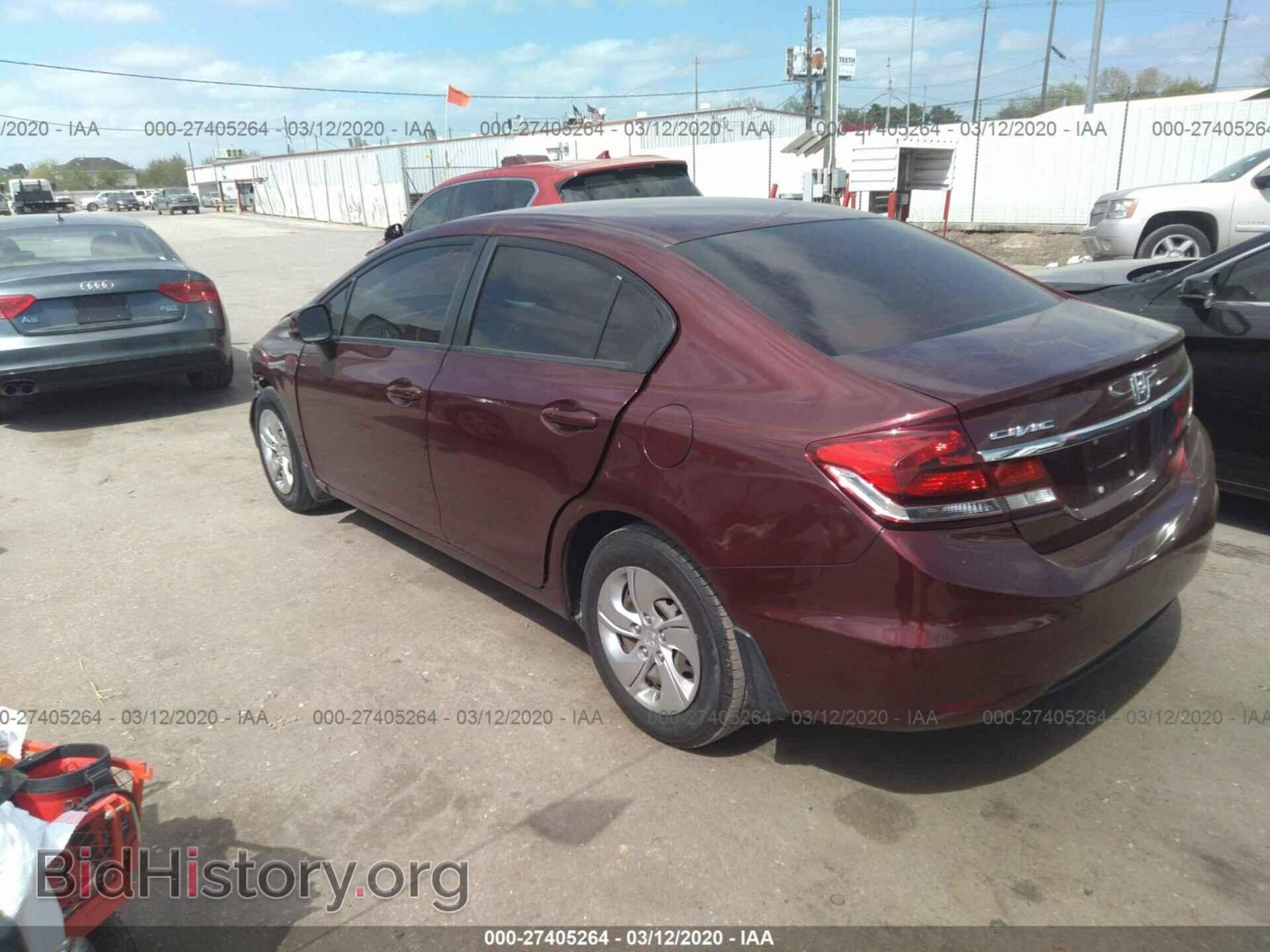 2013 HONDA CIVIC - VIN: 19XFB2F57DE078405 - Фото 3