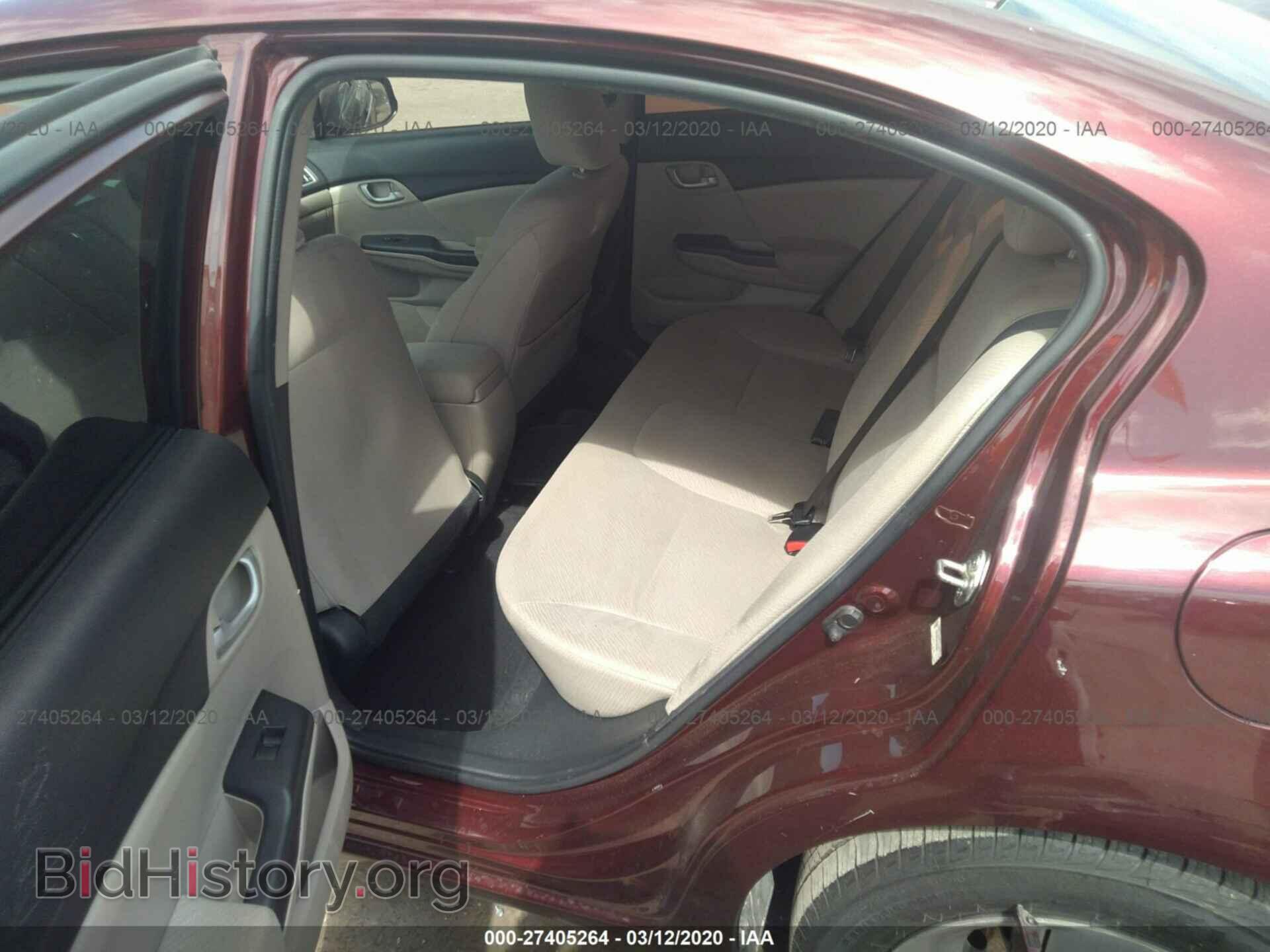 2013 HONDA CIVIC - VIN: 19XFB2F57DE078405 - Фото 8