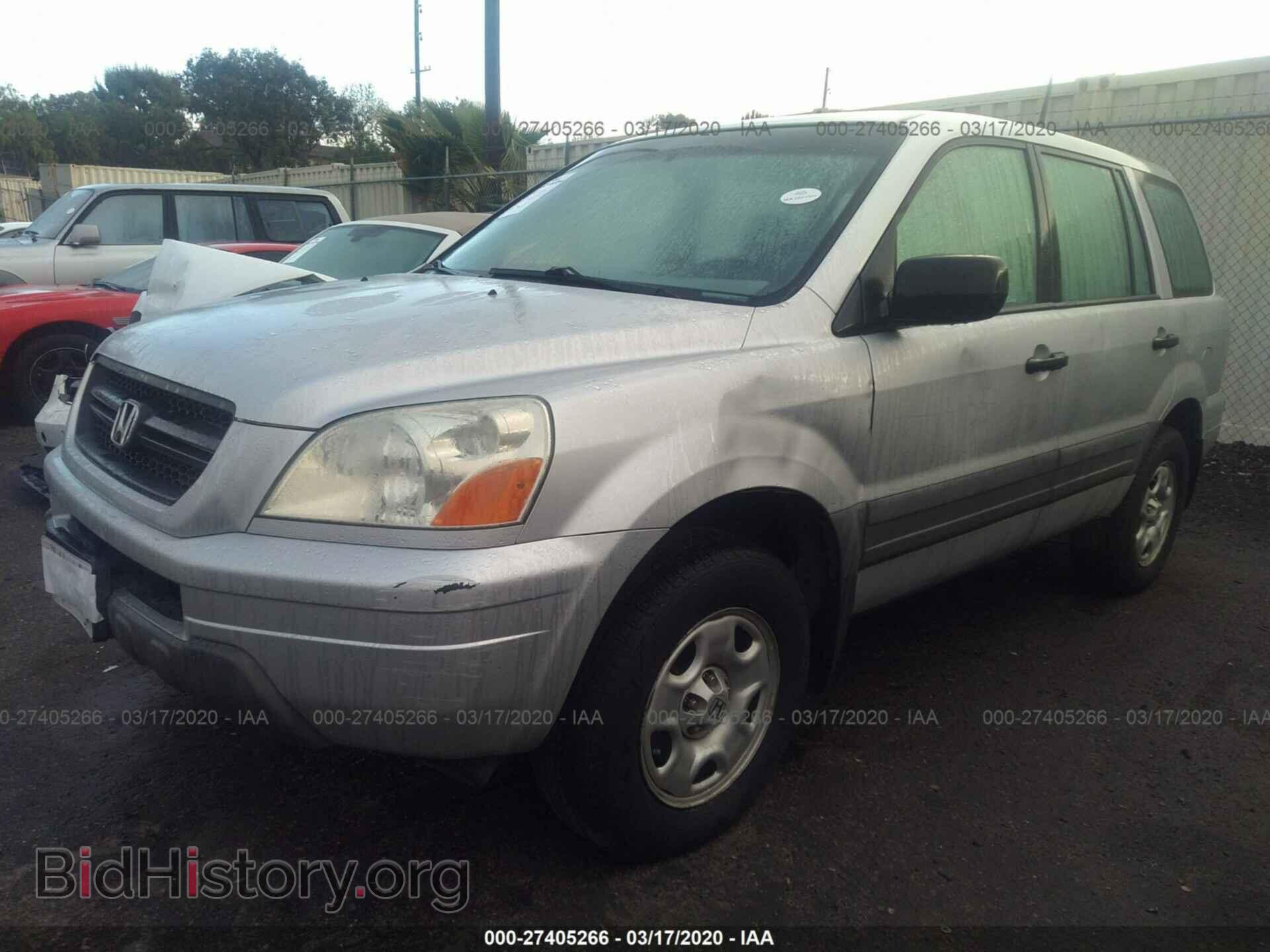 2005 HONDA PILOT - VIN: 2HKYF18145H571957 - Фото 2