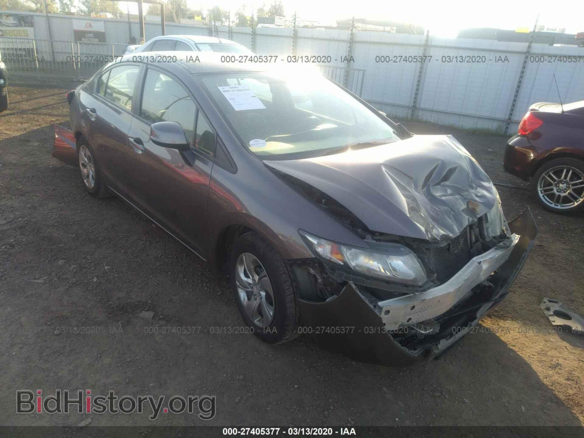 Фотография 19XFB2F54DE291053 - HONDA CIVIC 2013