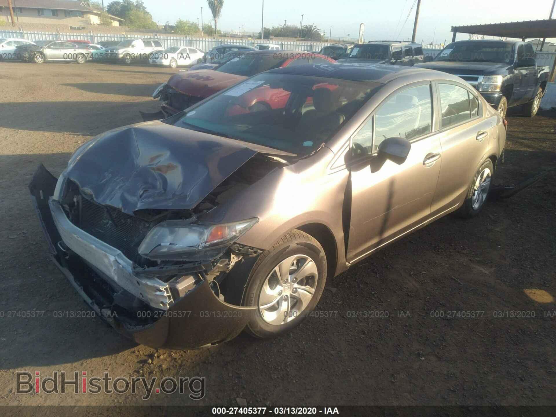 2013 HONDA CIVIC - VIN: 19XFB2F54DE291053 - Фото 2