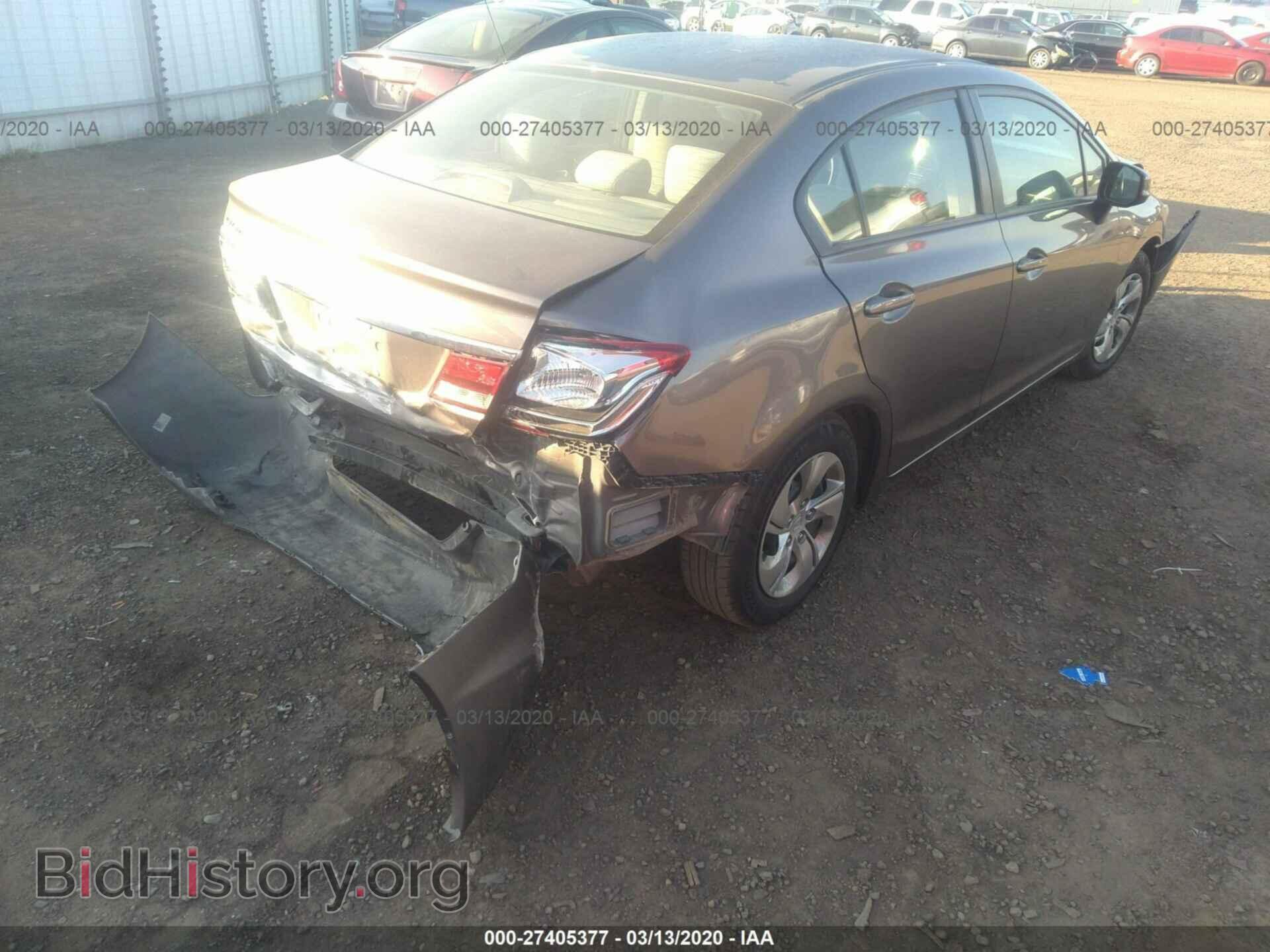 2013 HONDA CIVIC - VIN: 19XFB2F54DE291053 - Фото 4