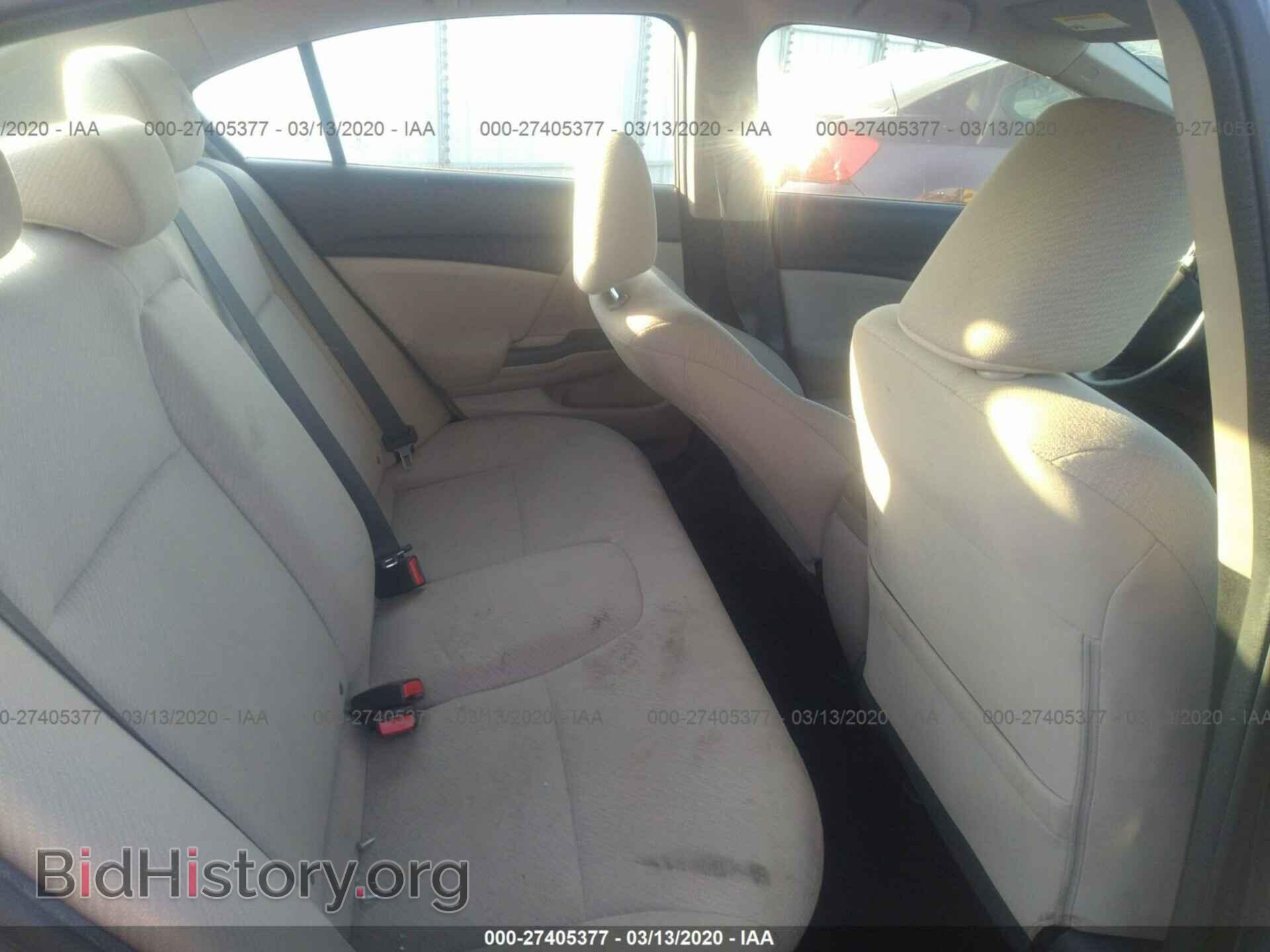 2013 HONDA CIVIC - VIN: 19XFB2F54DE291053 - Фото 8